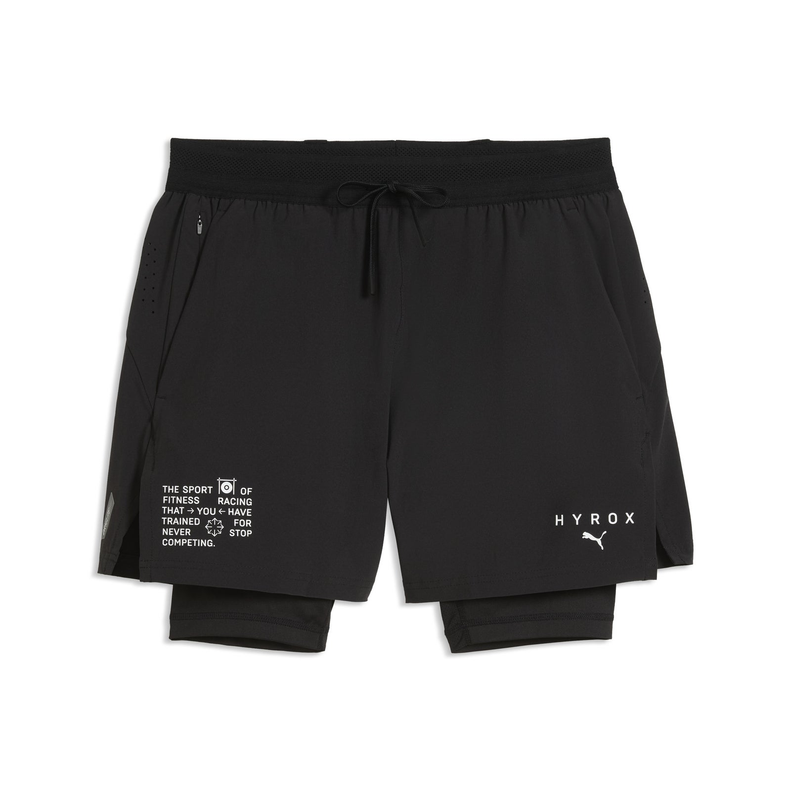 PUMA X HYROX Men's 2In1 Powermode Short - Puma Black - M