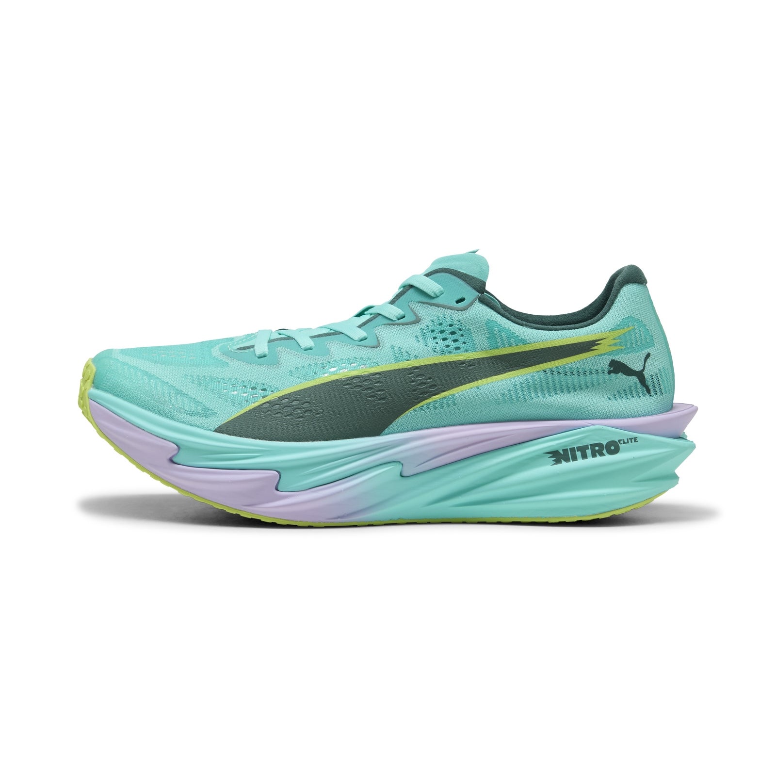 PUMA X HYROX Homme Deviate Nitro Elite 4 Trainers - Intense Mint/Light Lavender