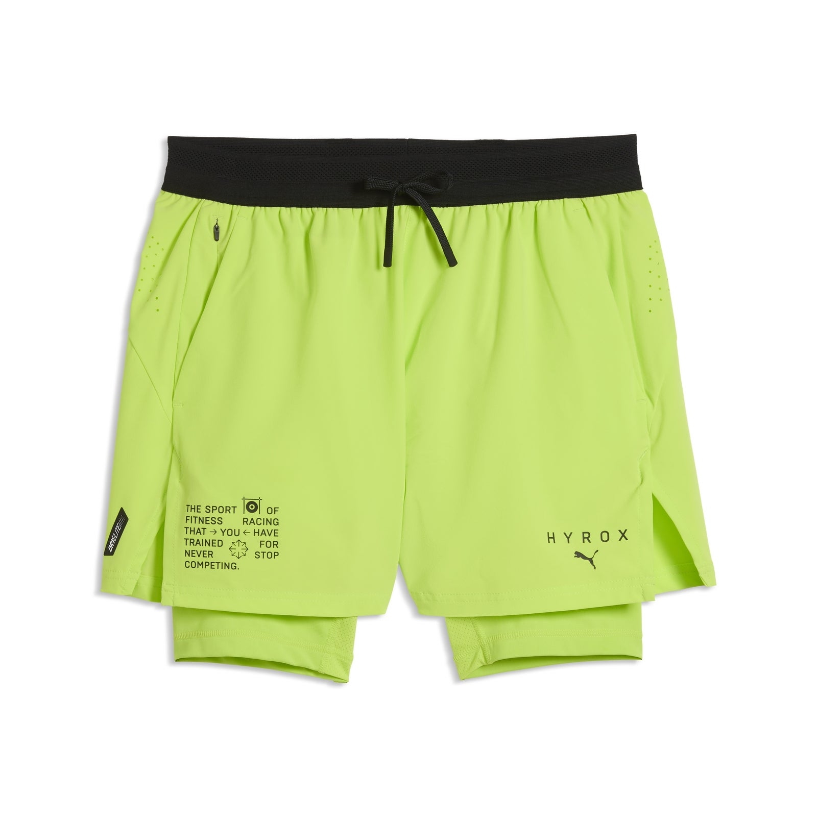 Puma Men's X Hyrox 2In1 Powermode Short - Sunny Lime - Xl