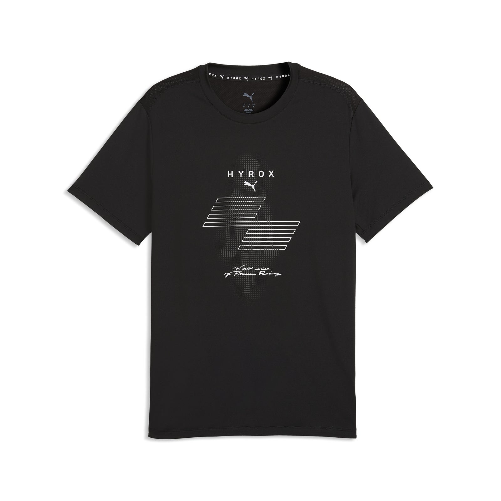 Puma Men's Black X Hyrox Cloudspun Thermoadapt Tee - M