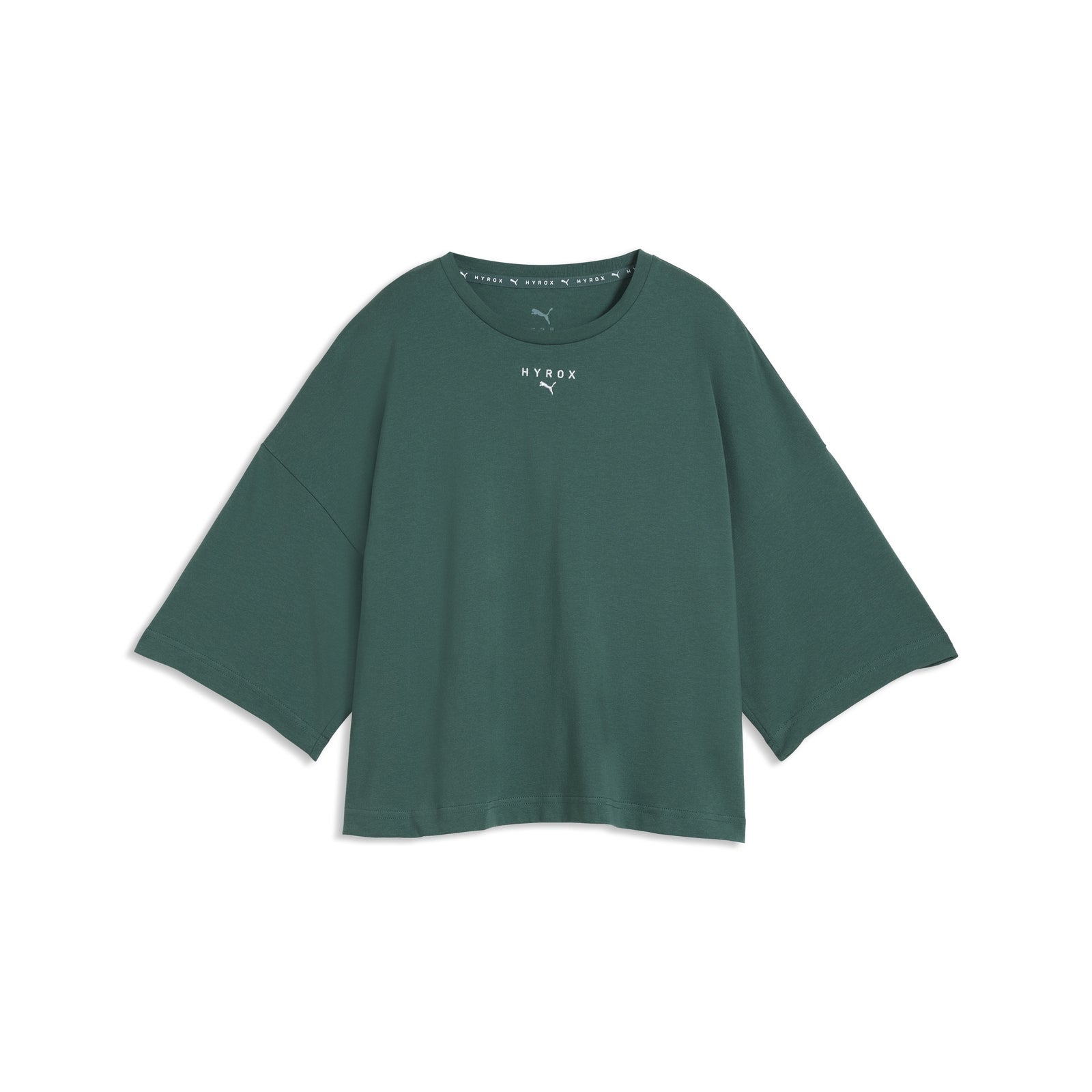 Puma Women's X Hyrox Cropped Lifestyle Tee - Herb Garden - L