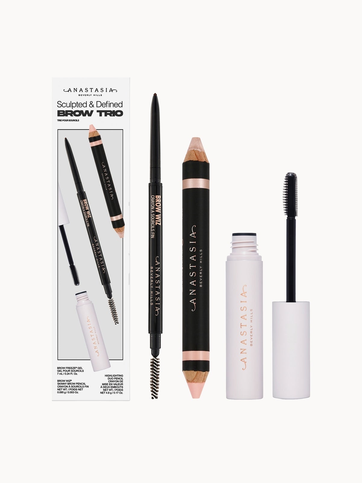 Anastasia Beverly Hills Sculpted & Defined Brow Trio (Various Shades) - Soft Brown