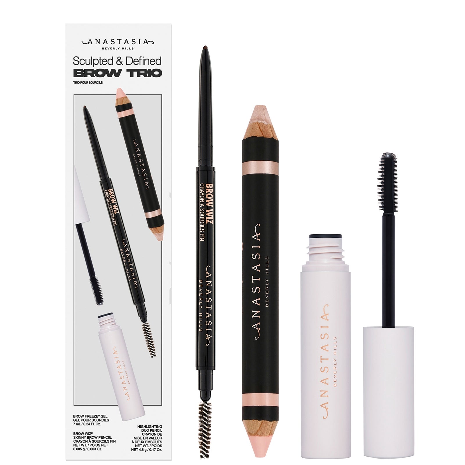 Anastasia Beverly Hills Sculpted & Defined Brow Trio (Various Shades) - Soft Brown