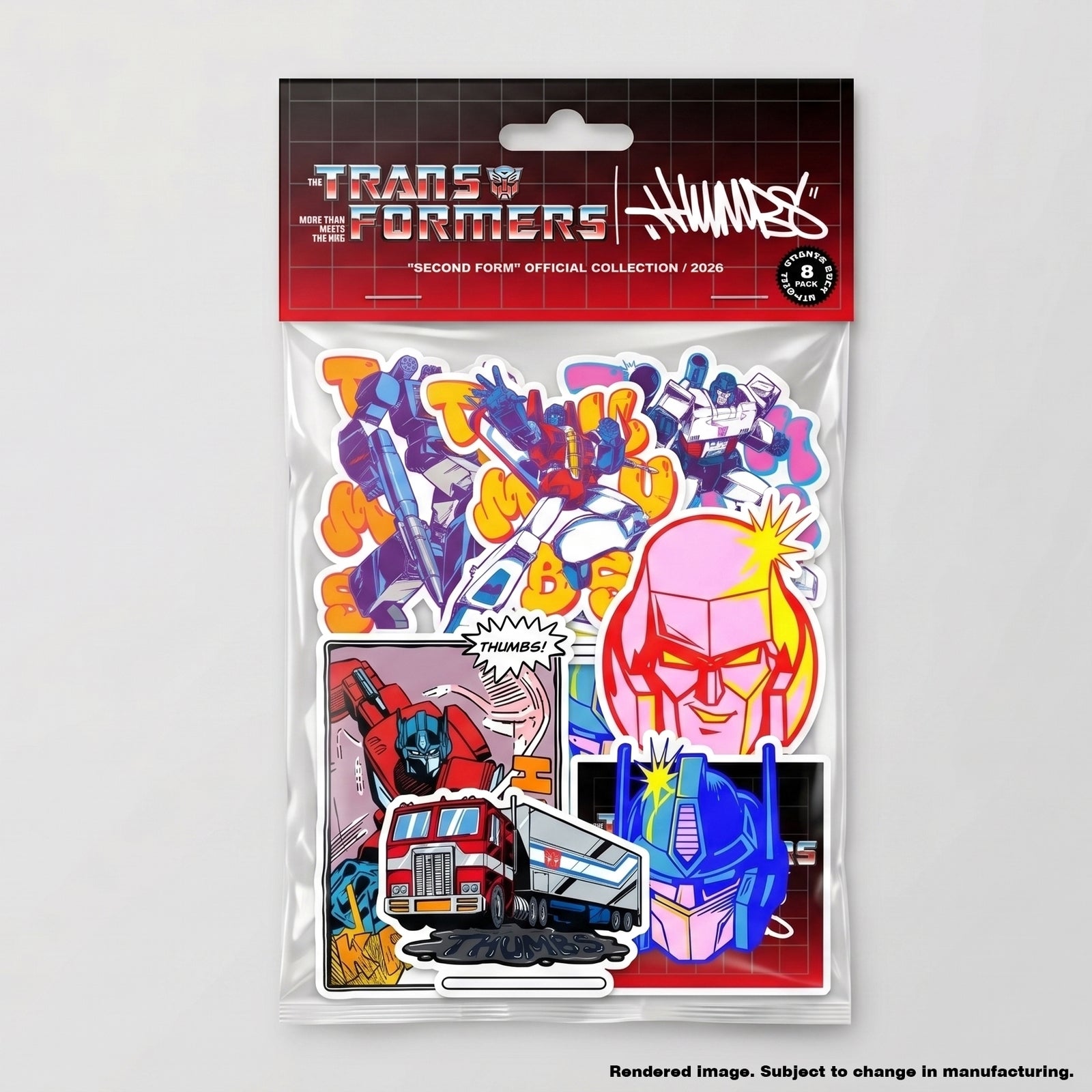 Transformers x THUMBS Sticker Pack