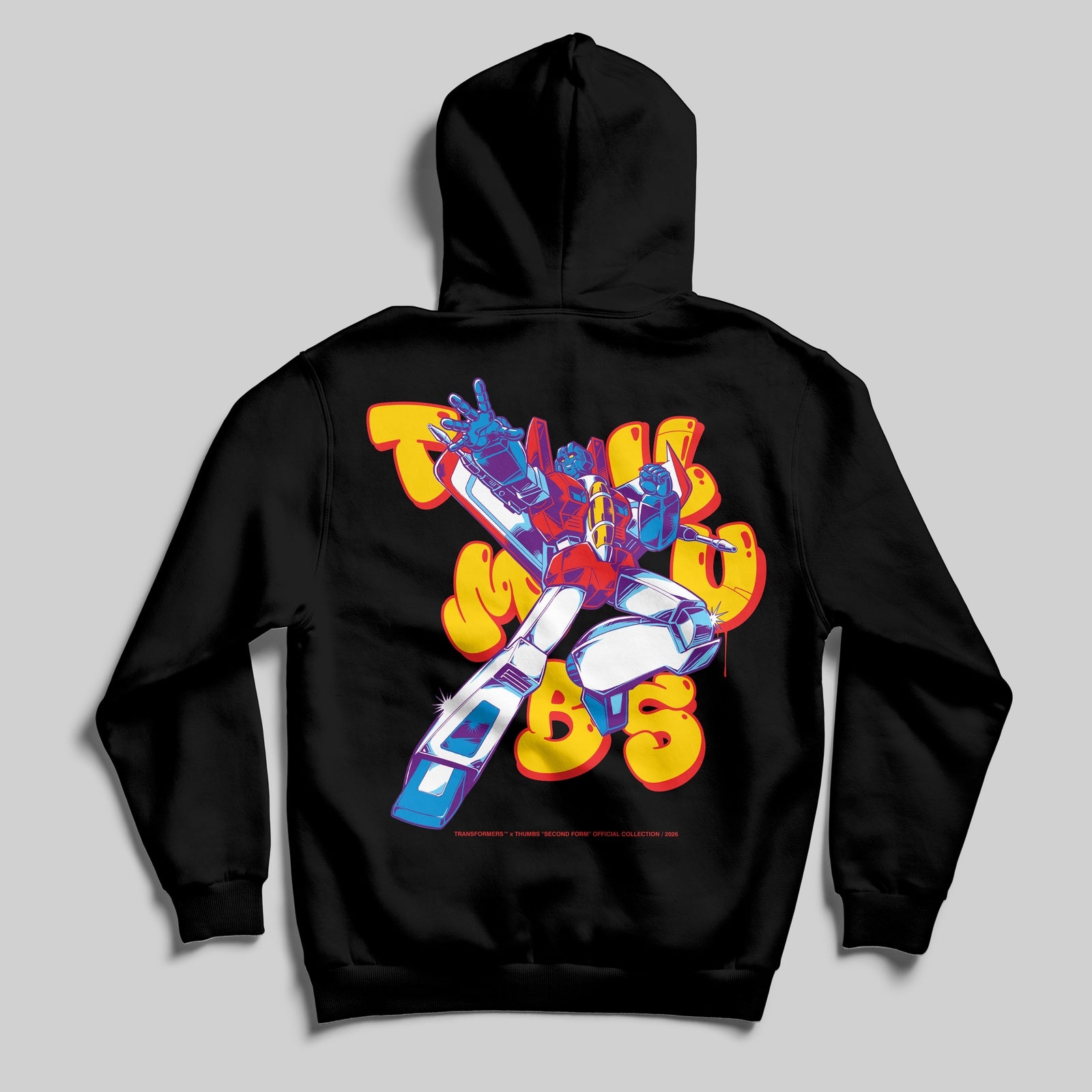 Transformers x THUMBS Starscream Aerosol Sweat à Capuche Black