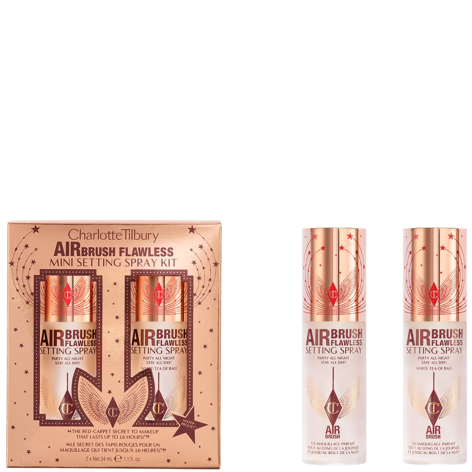 Charlotte Tilbury Airbrush Flawless Mini Setting Spray Kit (Worth £40) - Image 1