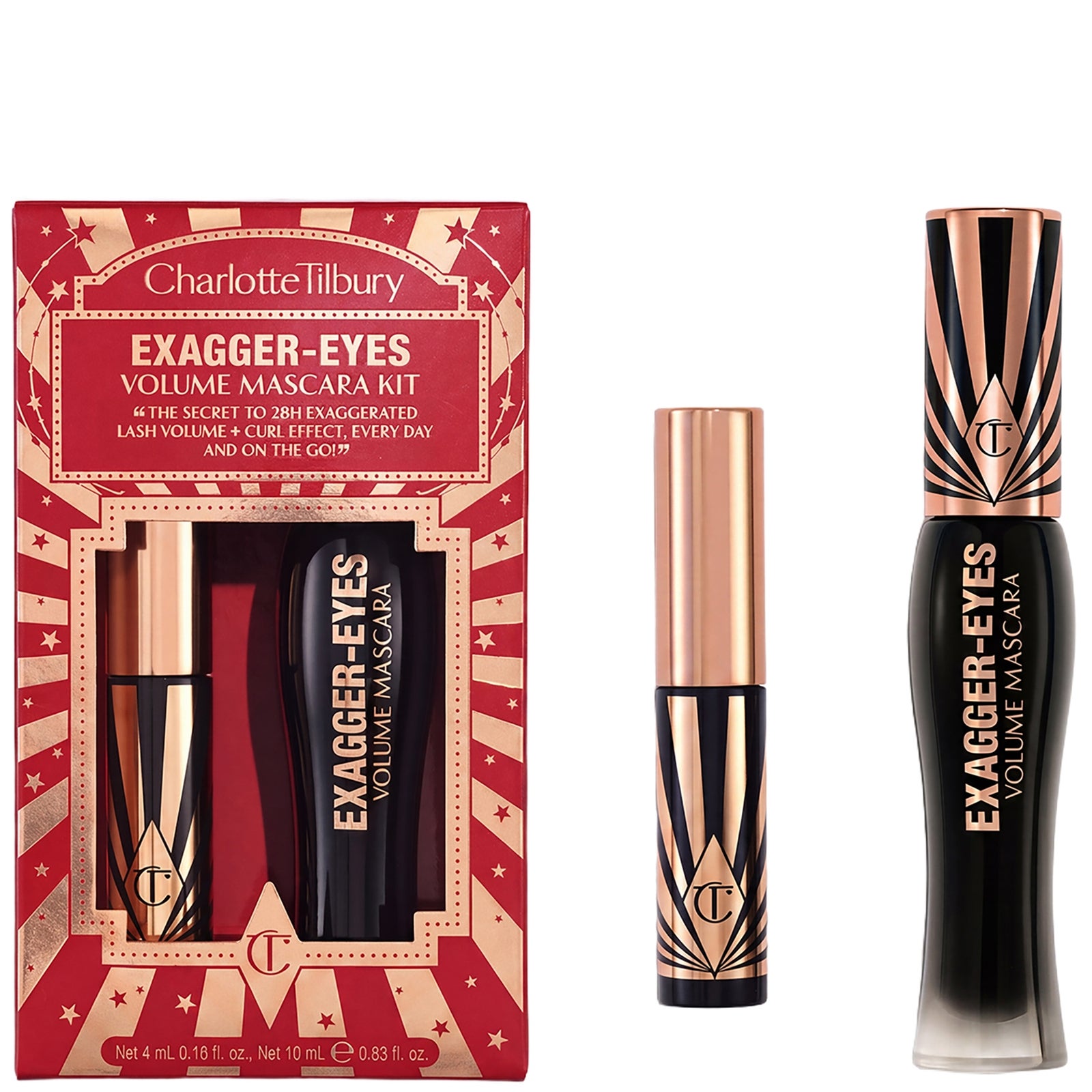 Charlotte Tilbury Exagger-Eyes Volume Mascara Kit (Worth £44) - Image 1