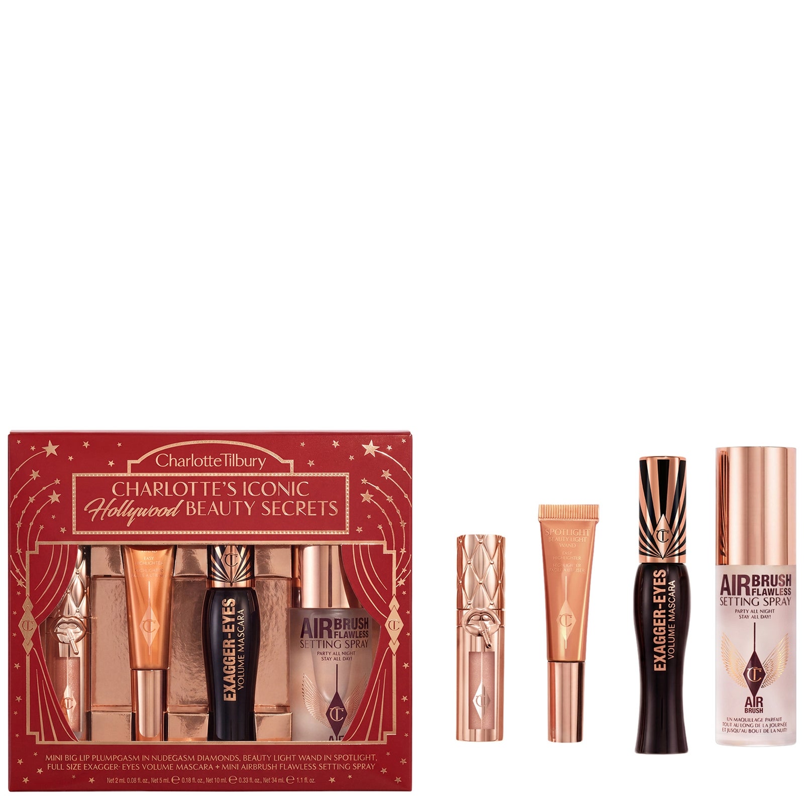 Charlotte Tilbury Charlotte's Iconic Hollywood Beauty Secrets (Worth £74) - Image 1