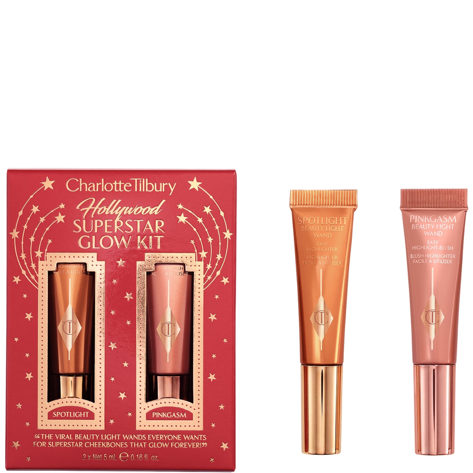 Charlotte Tilbury Light Hollywood Superstar Glow Kit (Worth £34) - Image 2