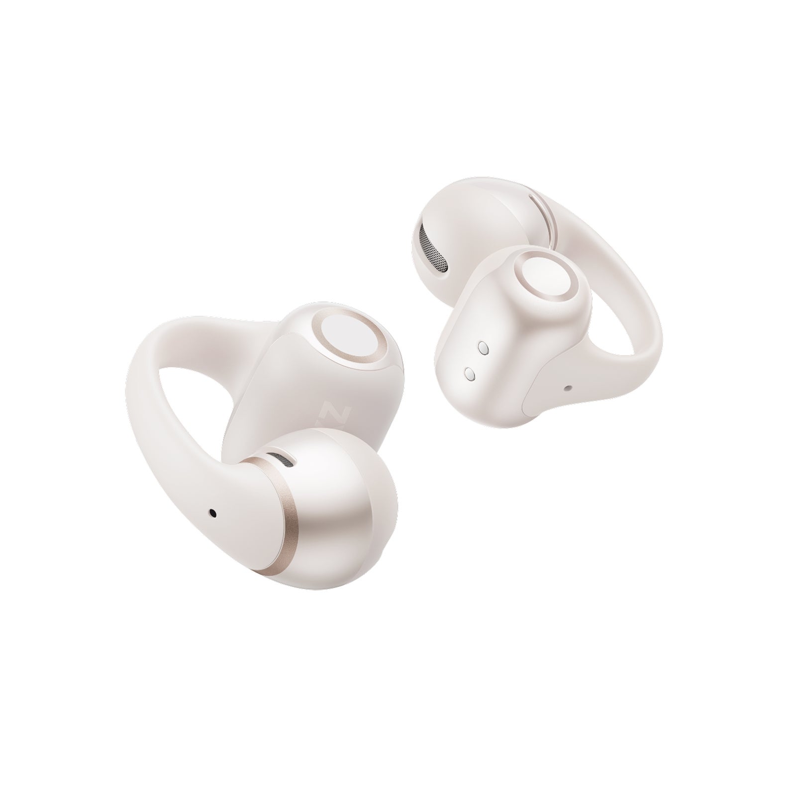 Shokz - OpenDots 2 - Wireless Earbuds - White