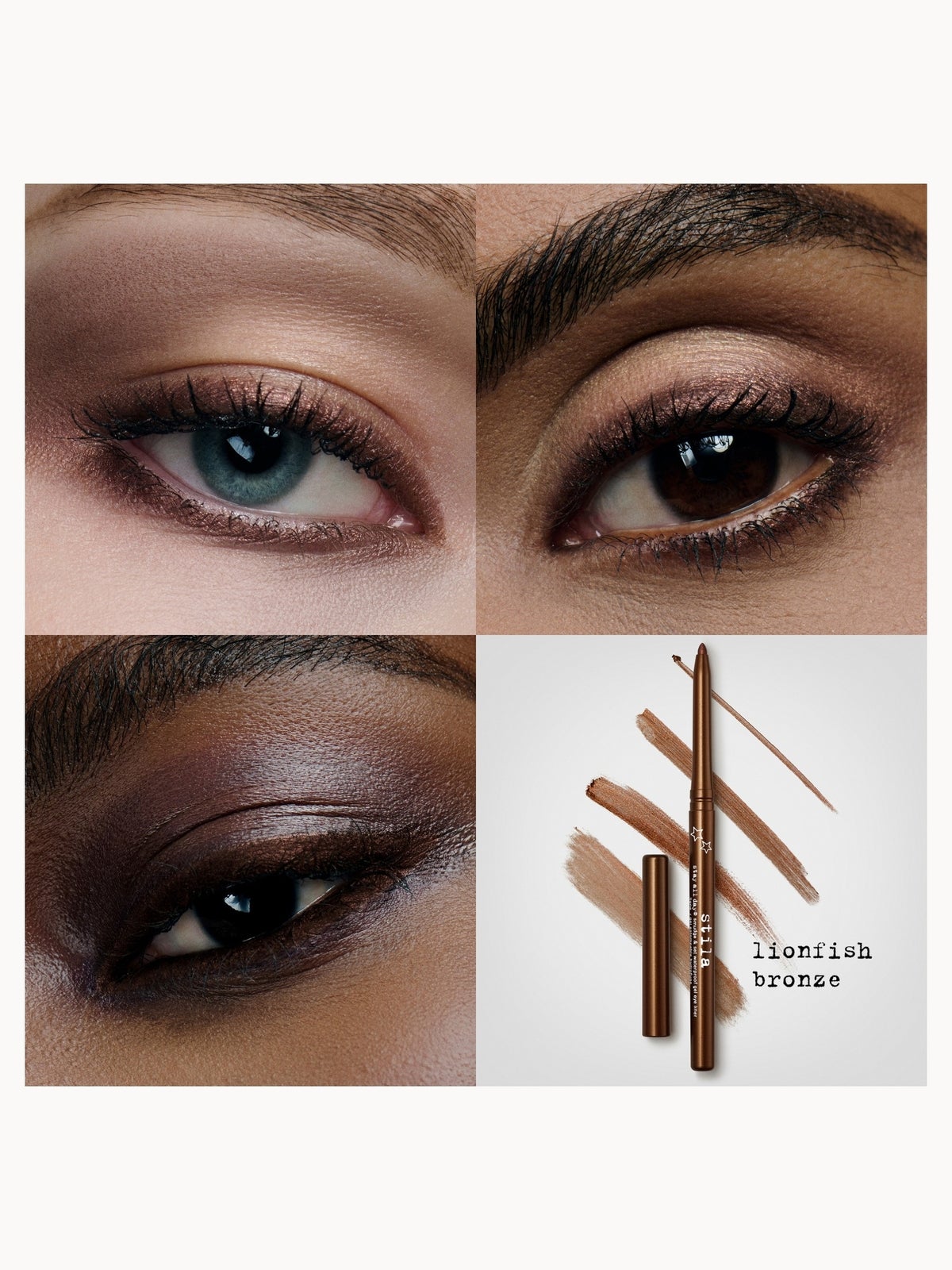Stila Stay All Day® Smudge & Set Waterproof Gel Eye Liner (Various Shades) - Lionfish Bronze 2
