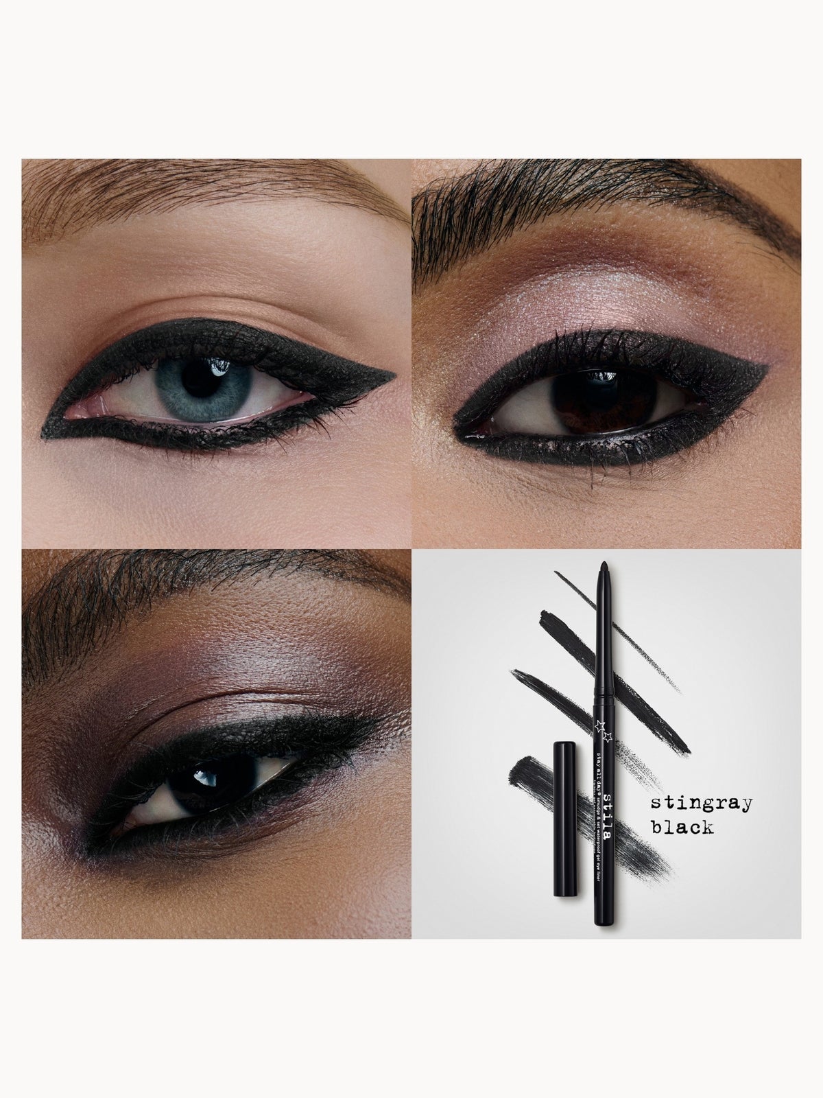 Stila Stay All Day® Smudge & Set Waterproof Gel Eye Liner (Various Shades) - Stingray Black 2
