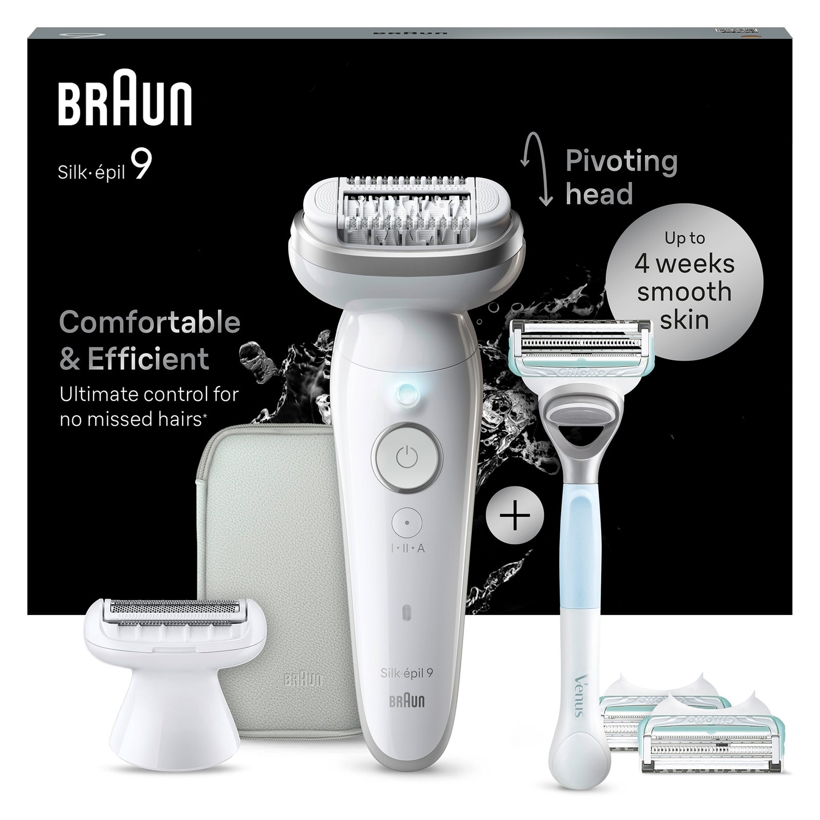 Braun Silk-épil 9 9-141 Epilierer für Damen: retailer-supplied image