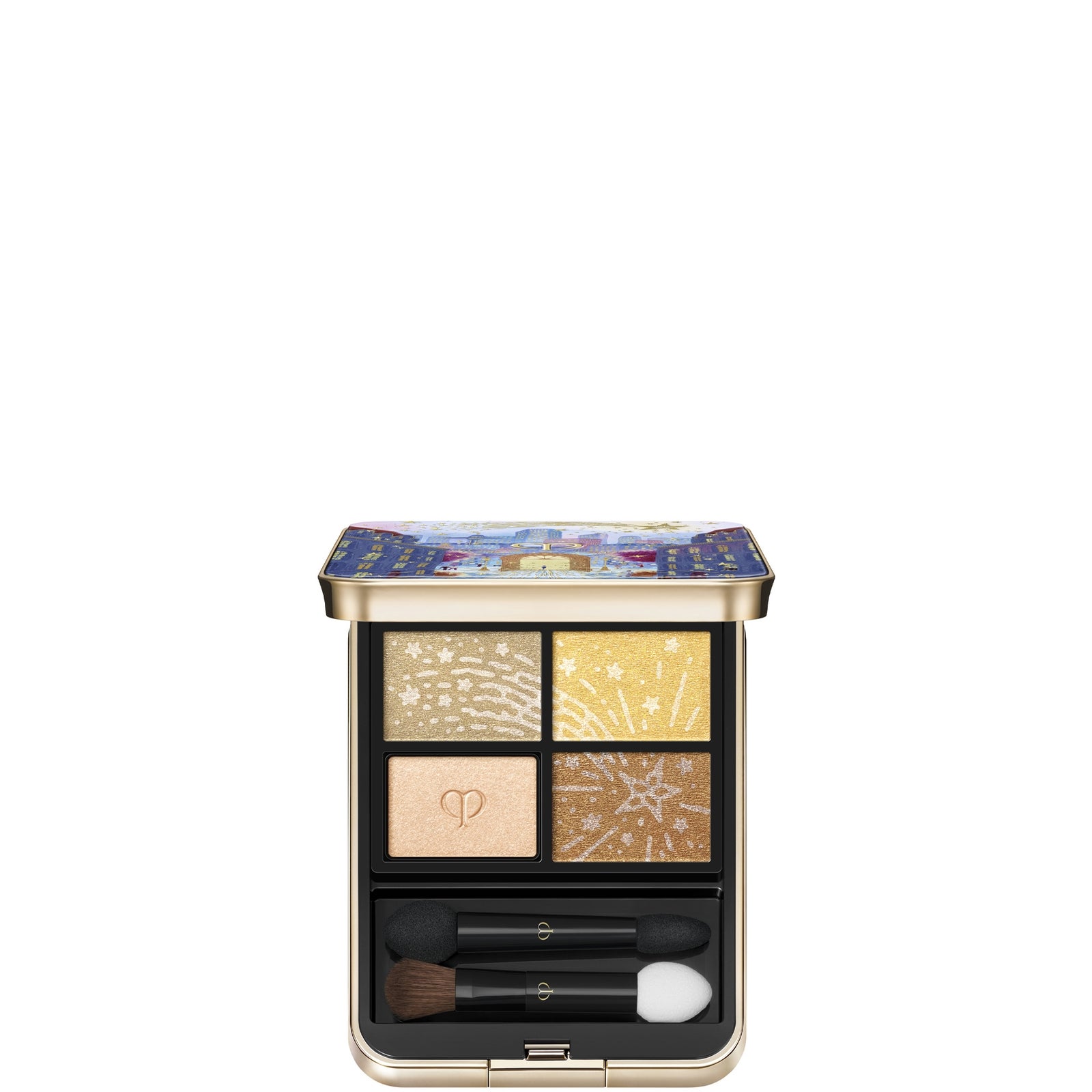 Clé de Peau Beauté Holiday Eye Color Quad 6g + Eye Color Quad Case - 506 Starry Eyes