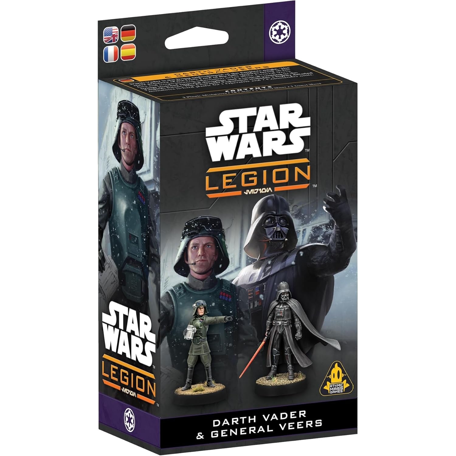 Star Wars: Legion Darth Vader & General Veers Character Miniatures Expansion