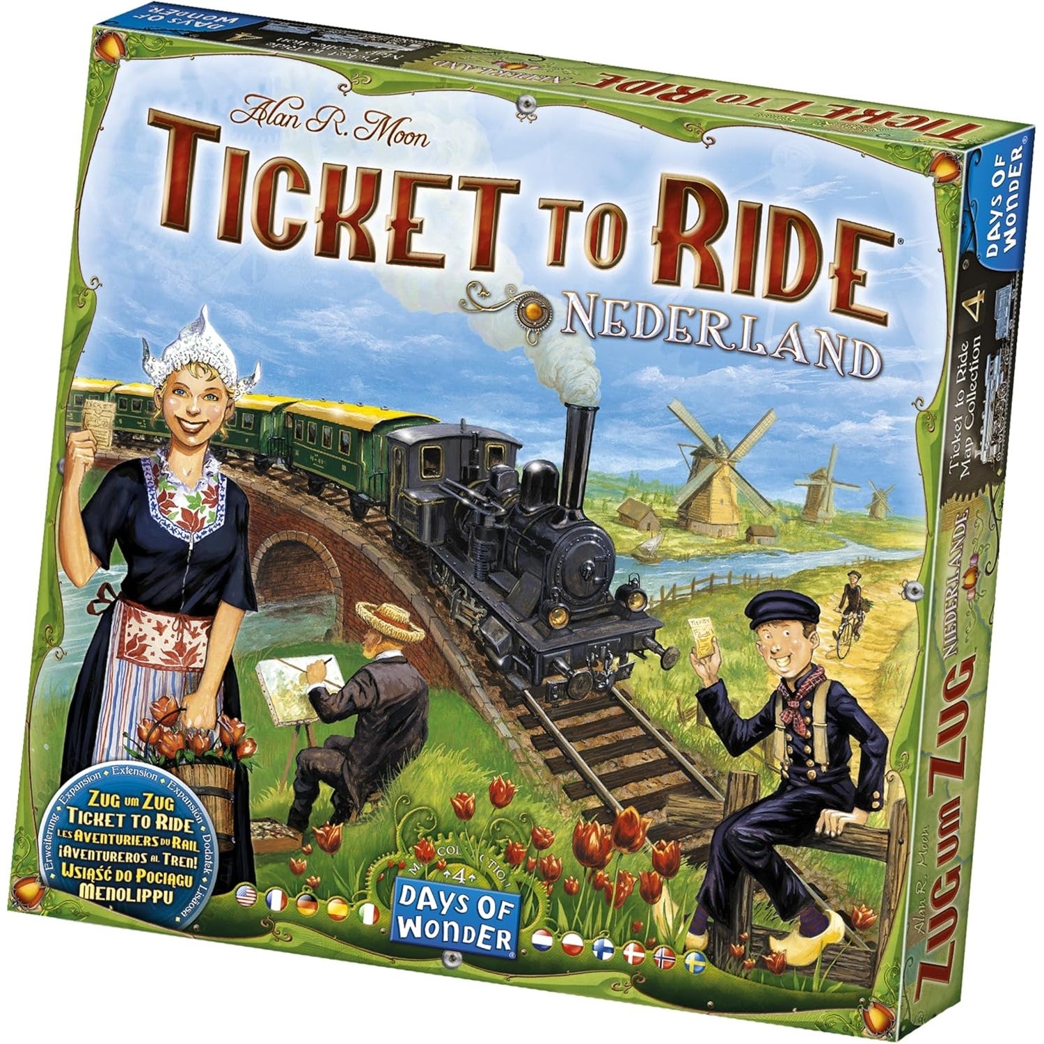 Ticket To Ride Family Board Game Nederlands Map Collection Expansion
