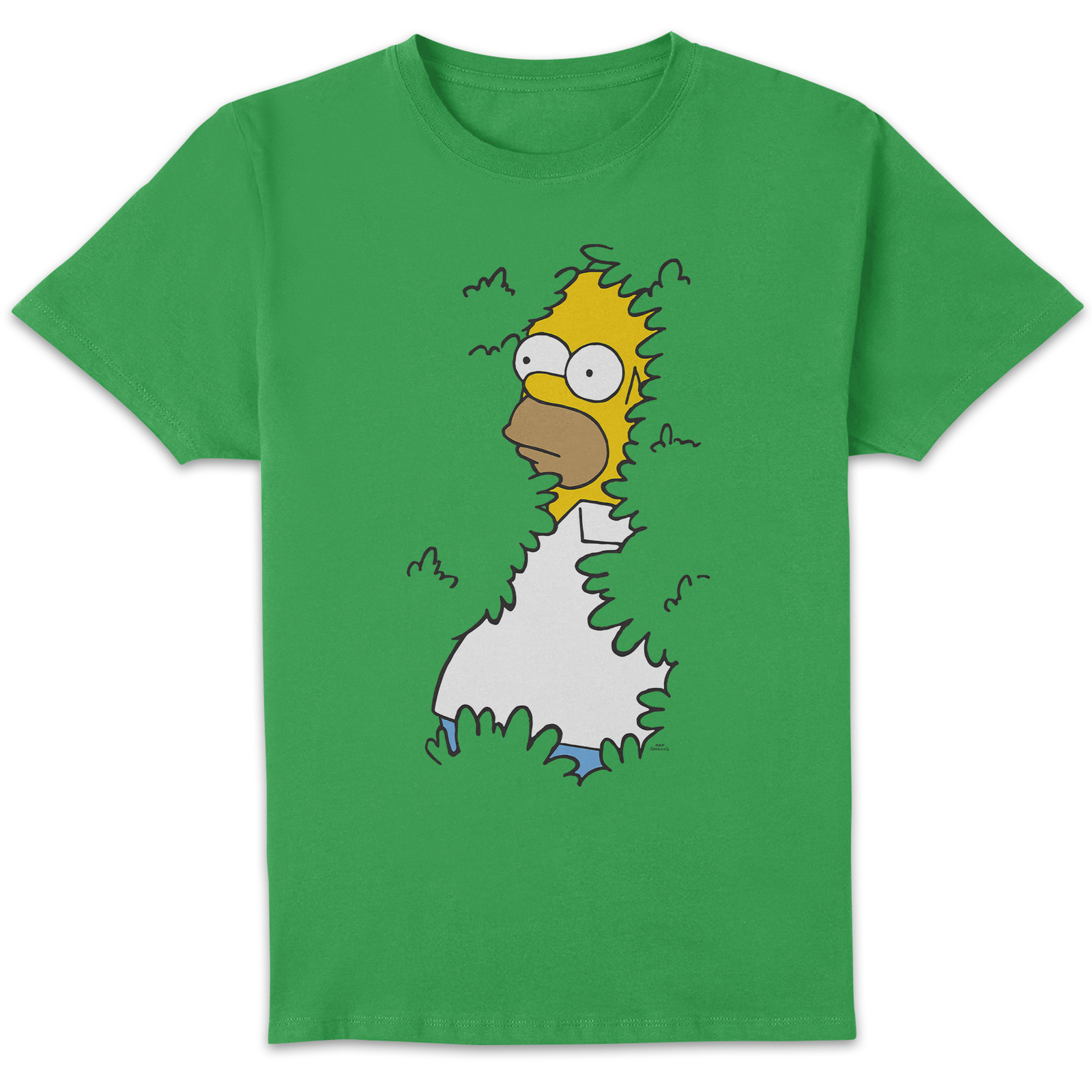 The Simpsons, The - Homer Bush T - shirt Green