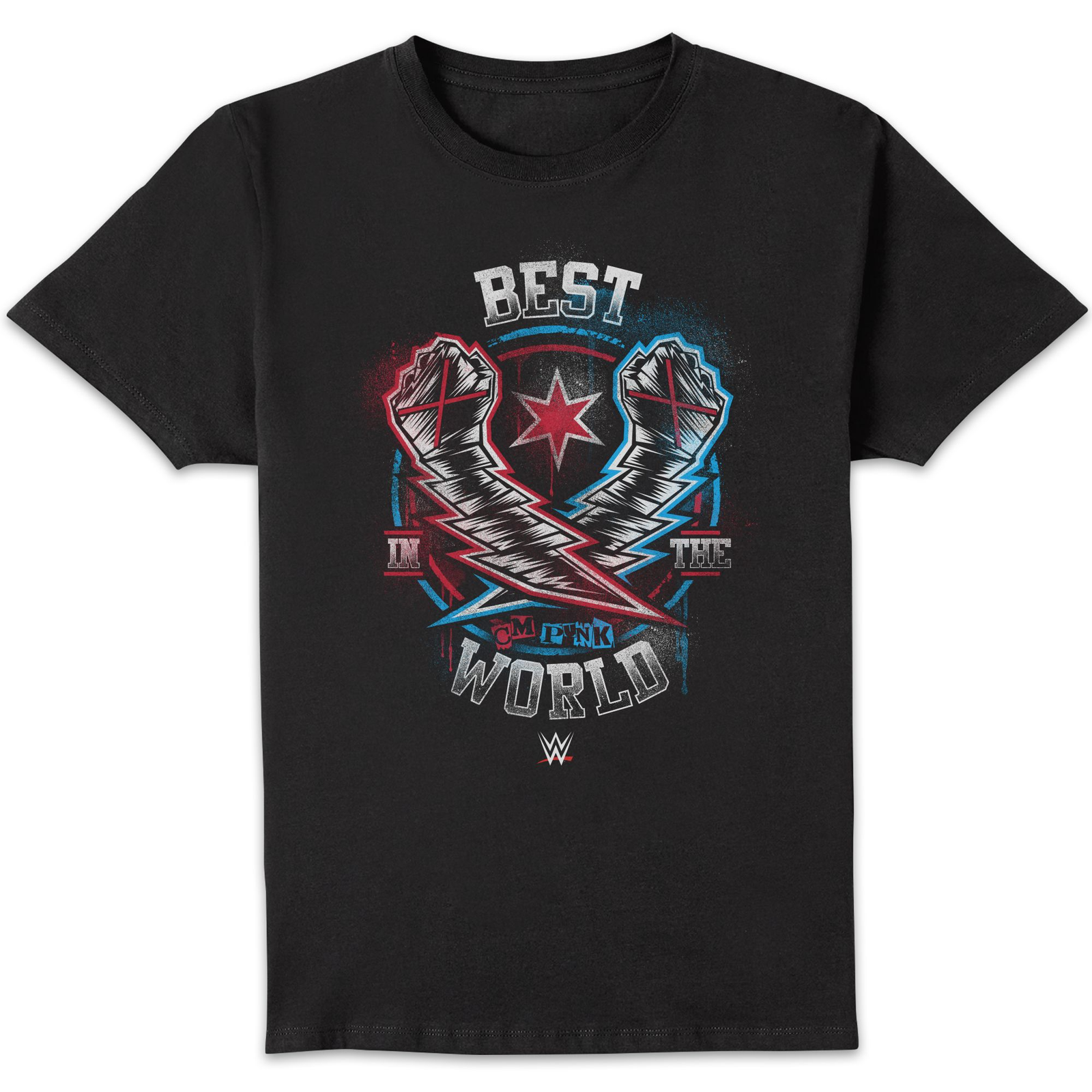 WWE - CM Punk - Best In The World T - shirt Black