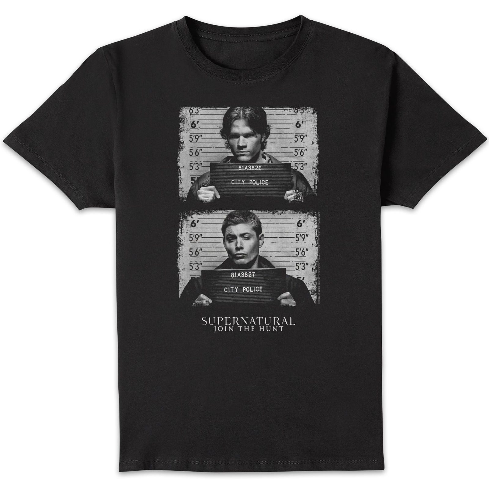 Supernatural - Line Up T - shirt Black