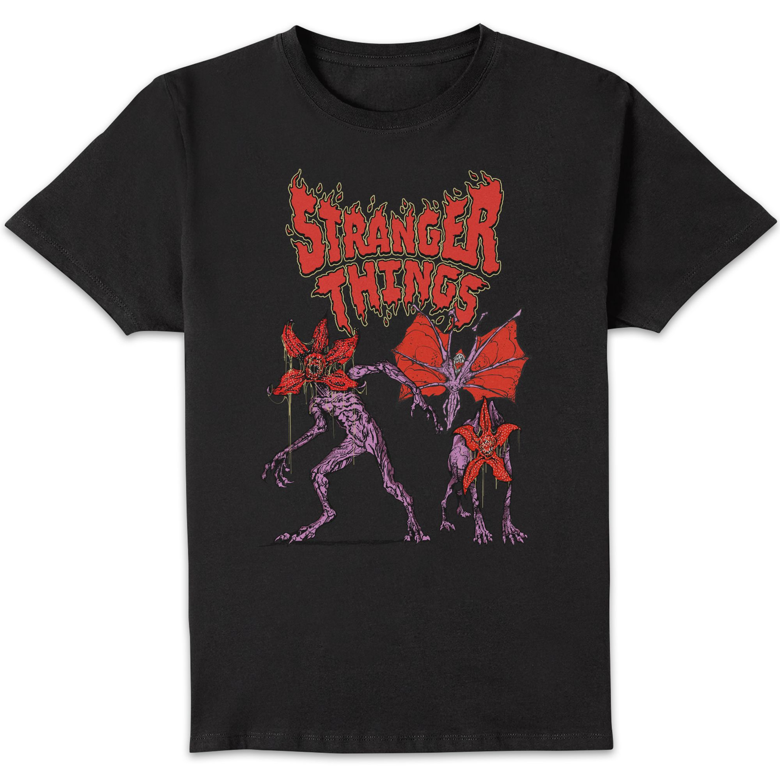 Stranger Things - Demobeasts T - shirt Black