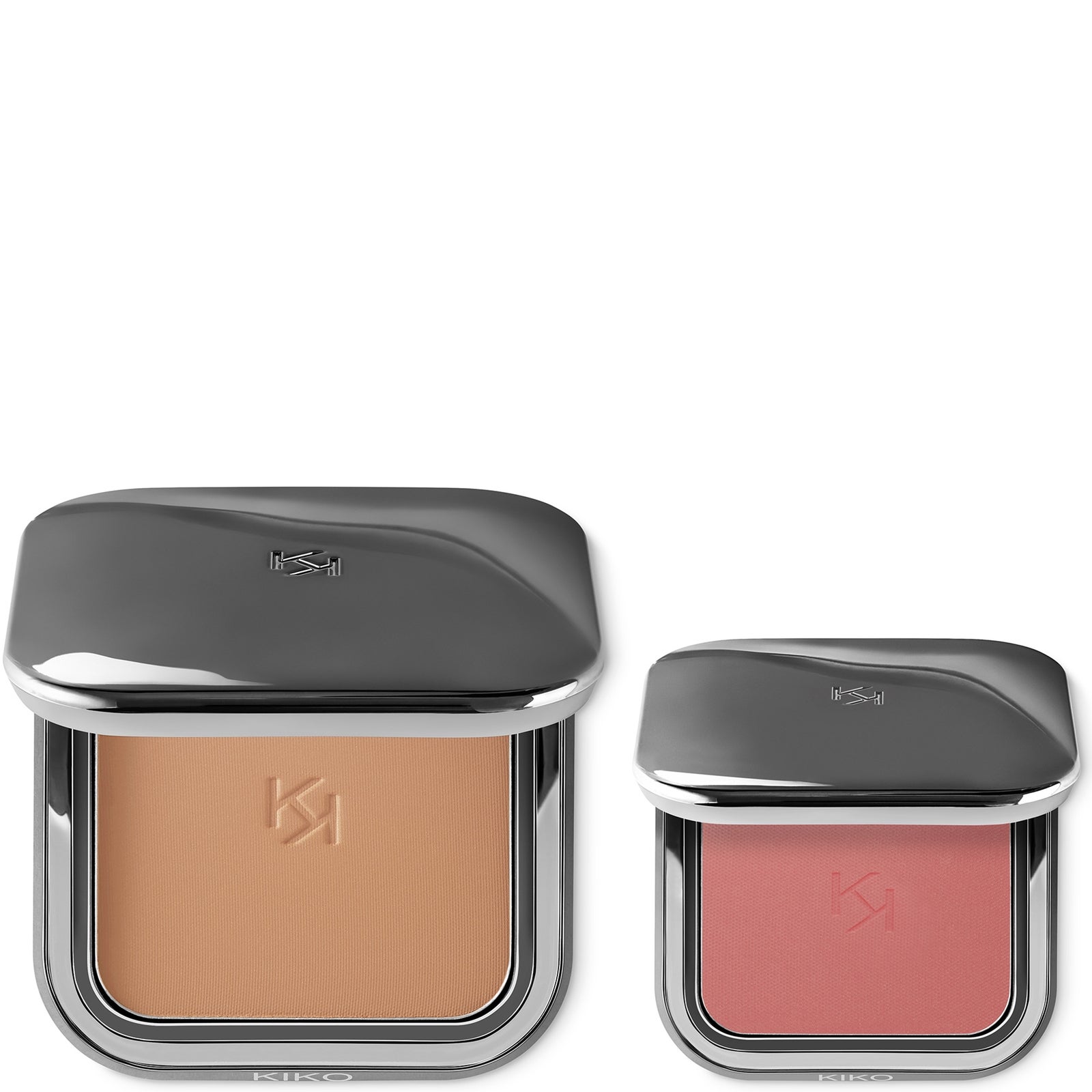 KIKO Milano Exclusive Sun-Kissed Blush & Bronze Duo (Various Shades) - 09 Amber Aura & 06 Brick