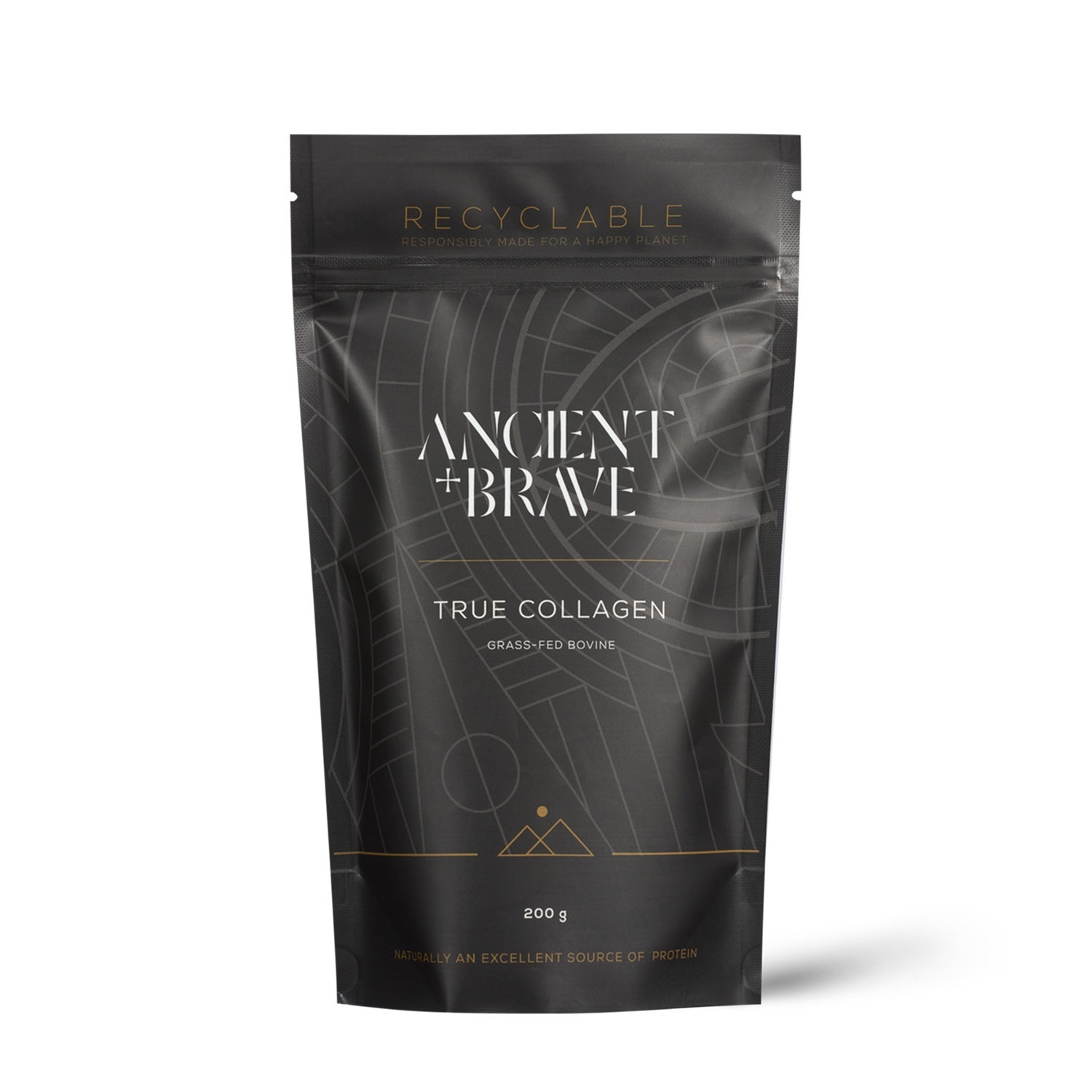 Ancient + Brave - True Collagen - Hydrolysed Bovine Peptides - 200g