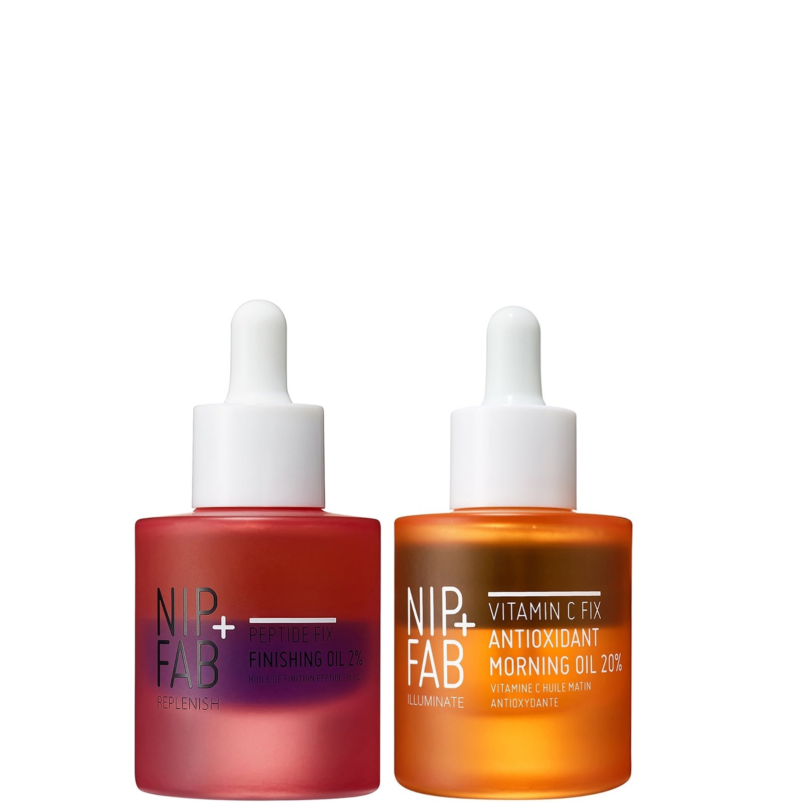 NIP+FAB Vitamin C & Peptide Day & Night Oil Duo