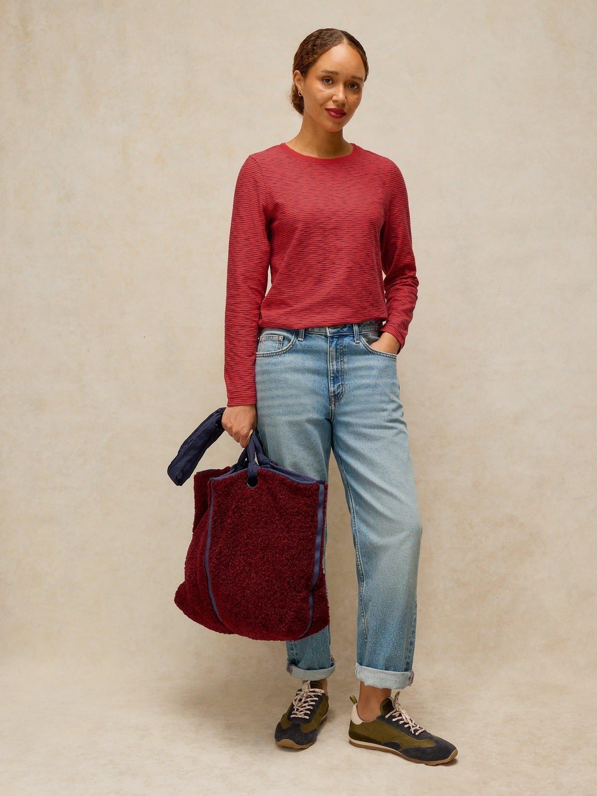 Longsleeve Clara mit Struktur - 50