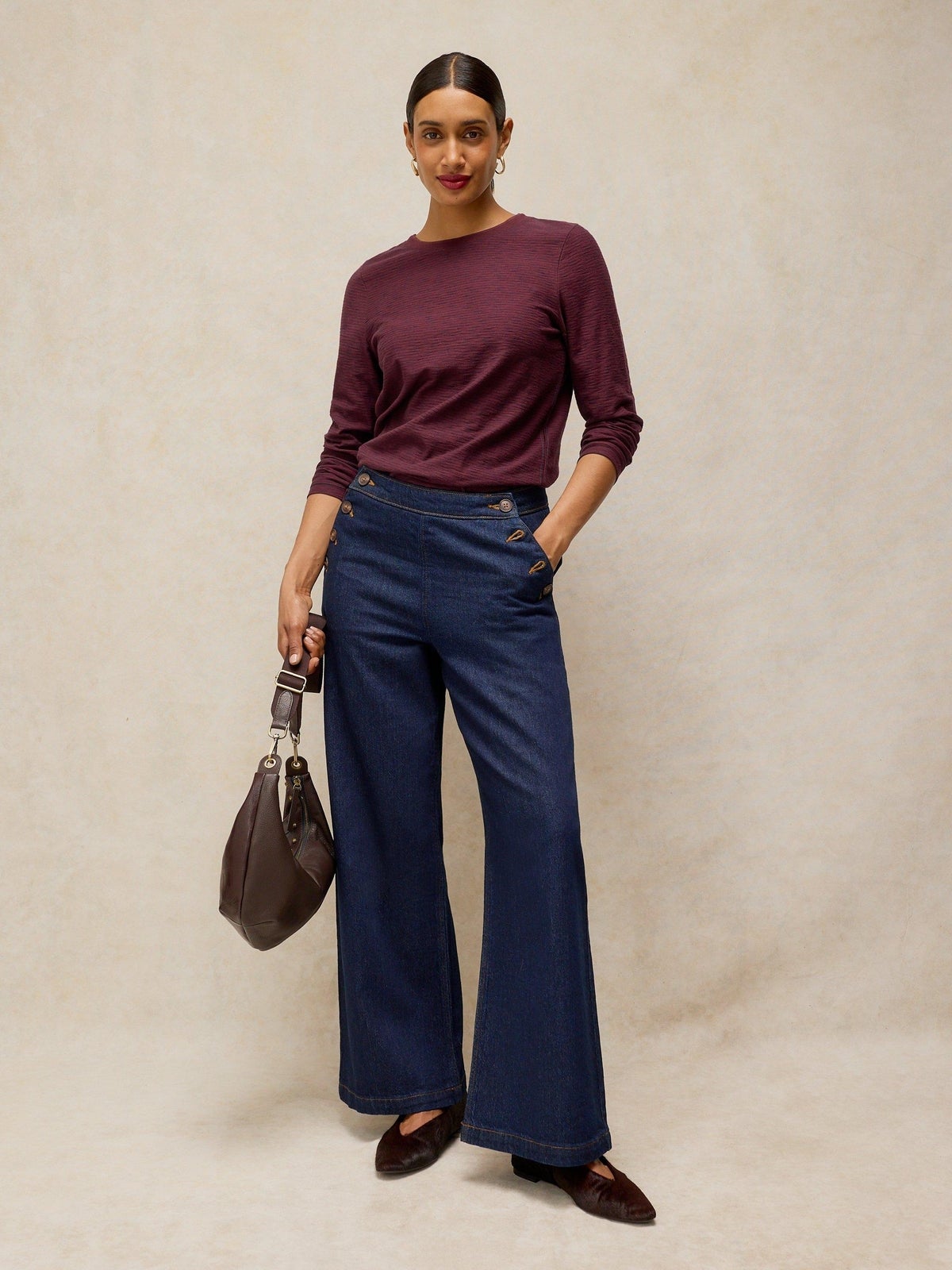 Longsleeve Clara mit Struktur - 46
