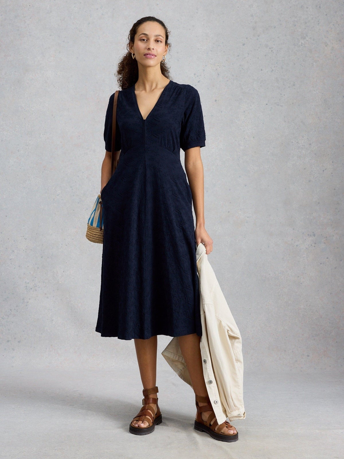 Besticktes Jerseykleid Megan - 52/R
