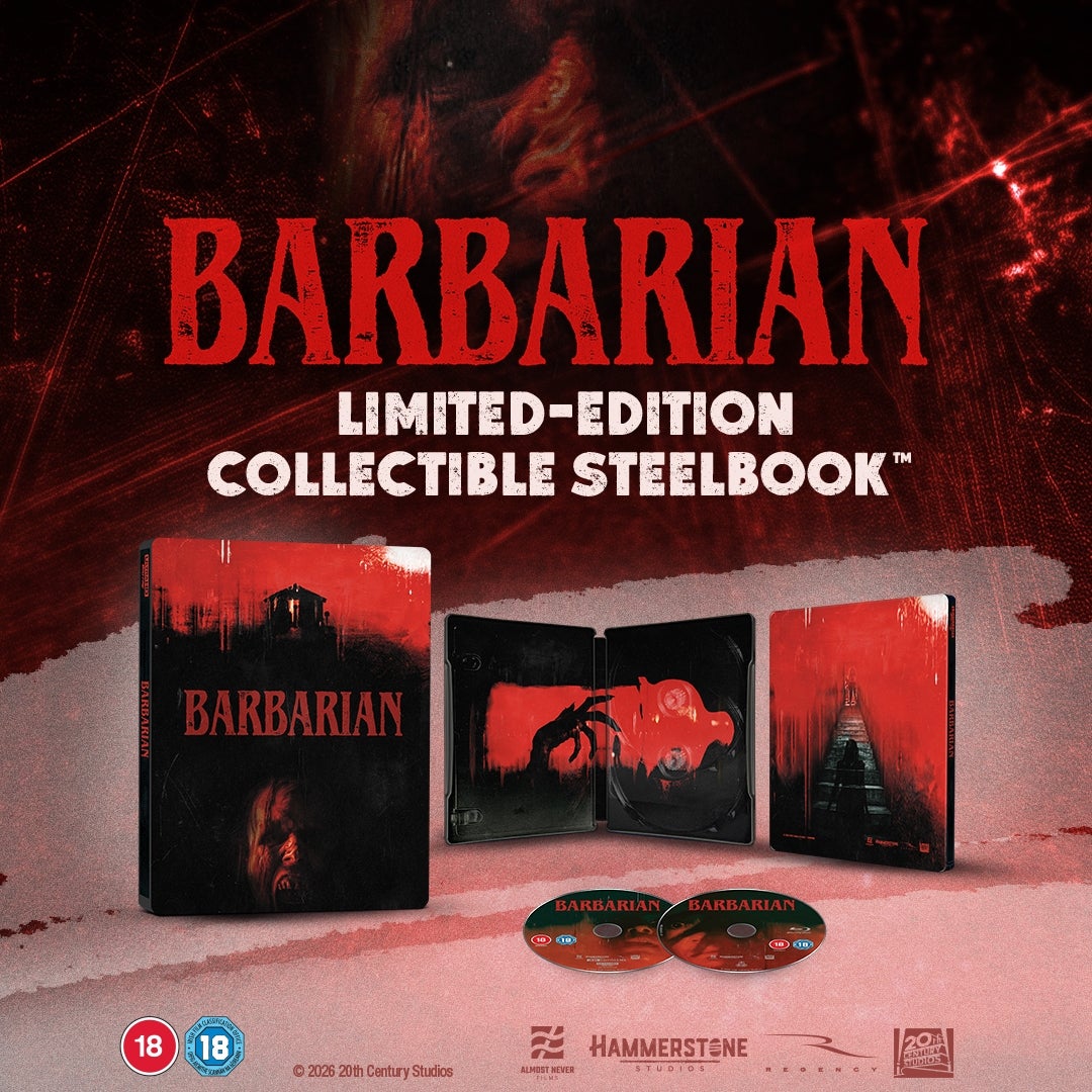 Barbarian 4K UHD & Blu-ray SteelBook®