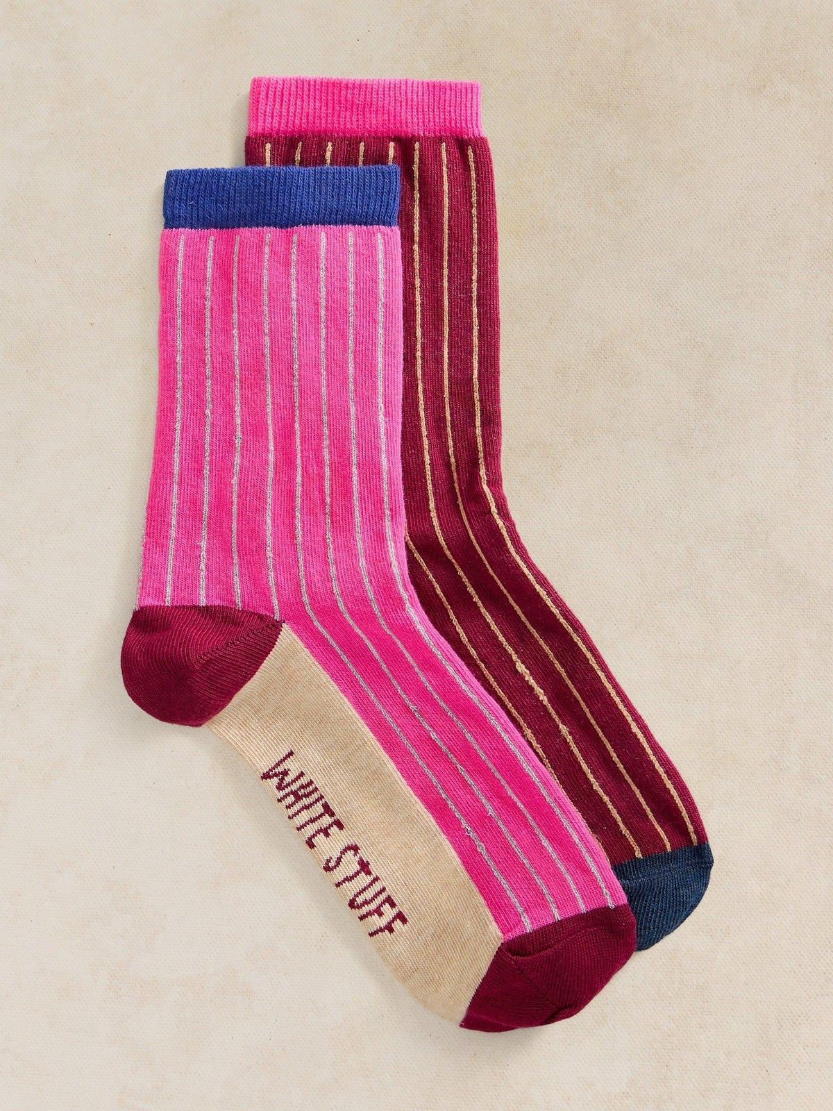 2-er PackRippensocken Colour-Block - 36-38