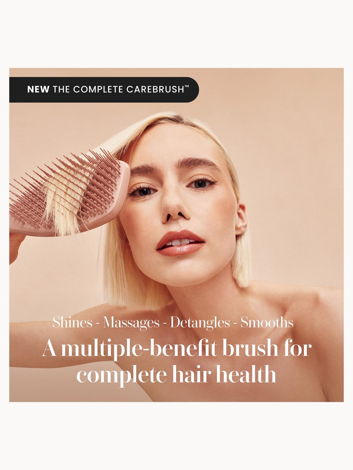Tangle Teezer The Complete Carebrush™ - Fine - Glazed Mocha 2