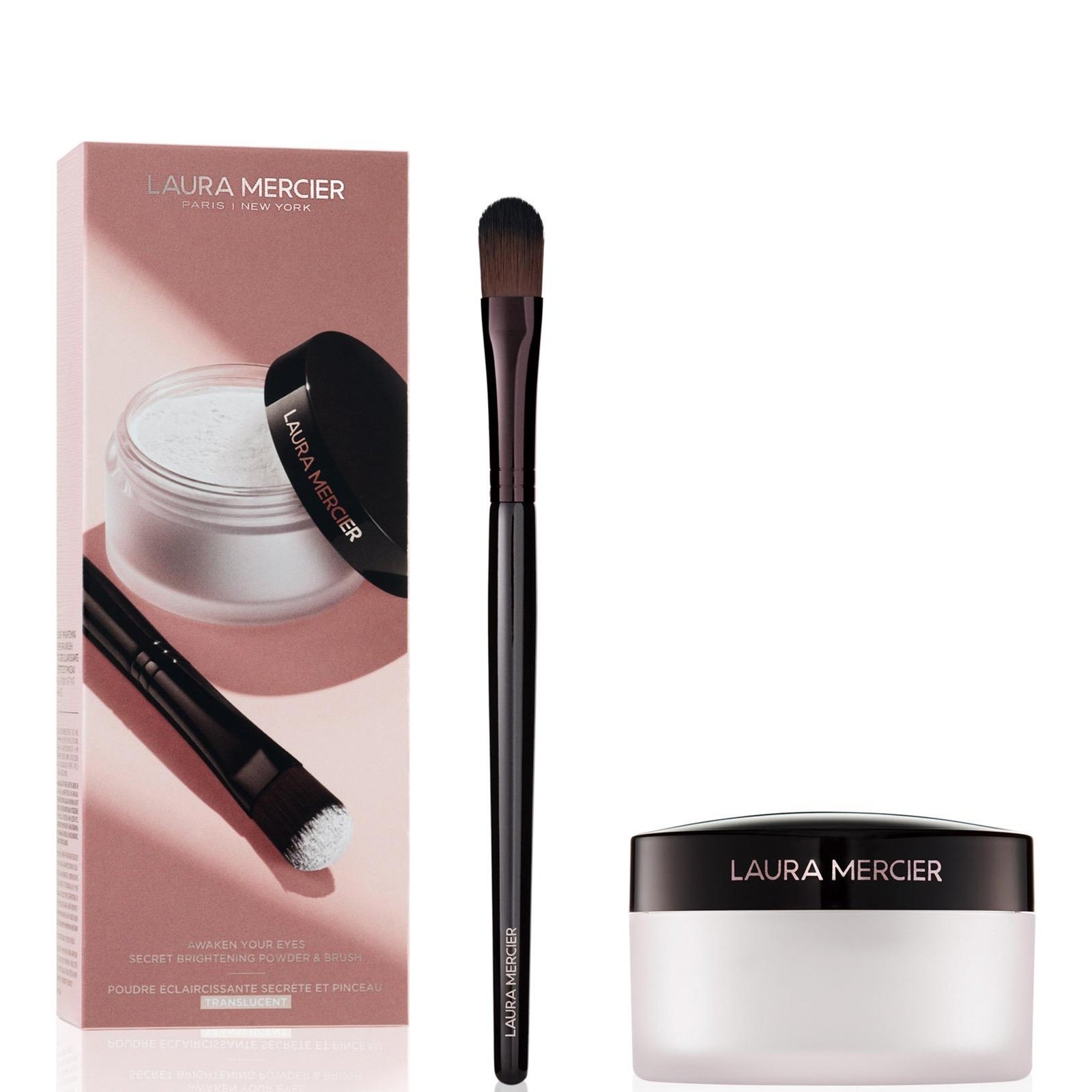Laura Mercier Awaken Your Eyes Secret Brightening Powder + Brush 4g