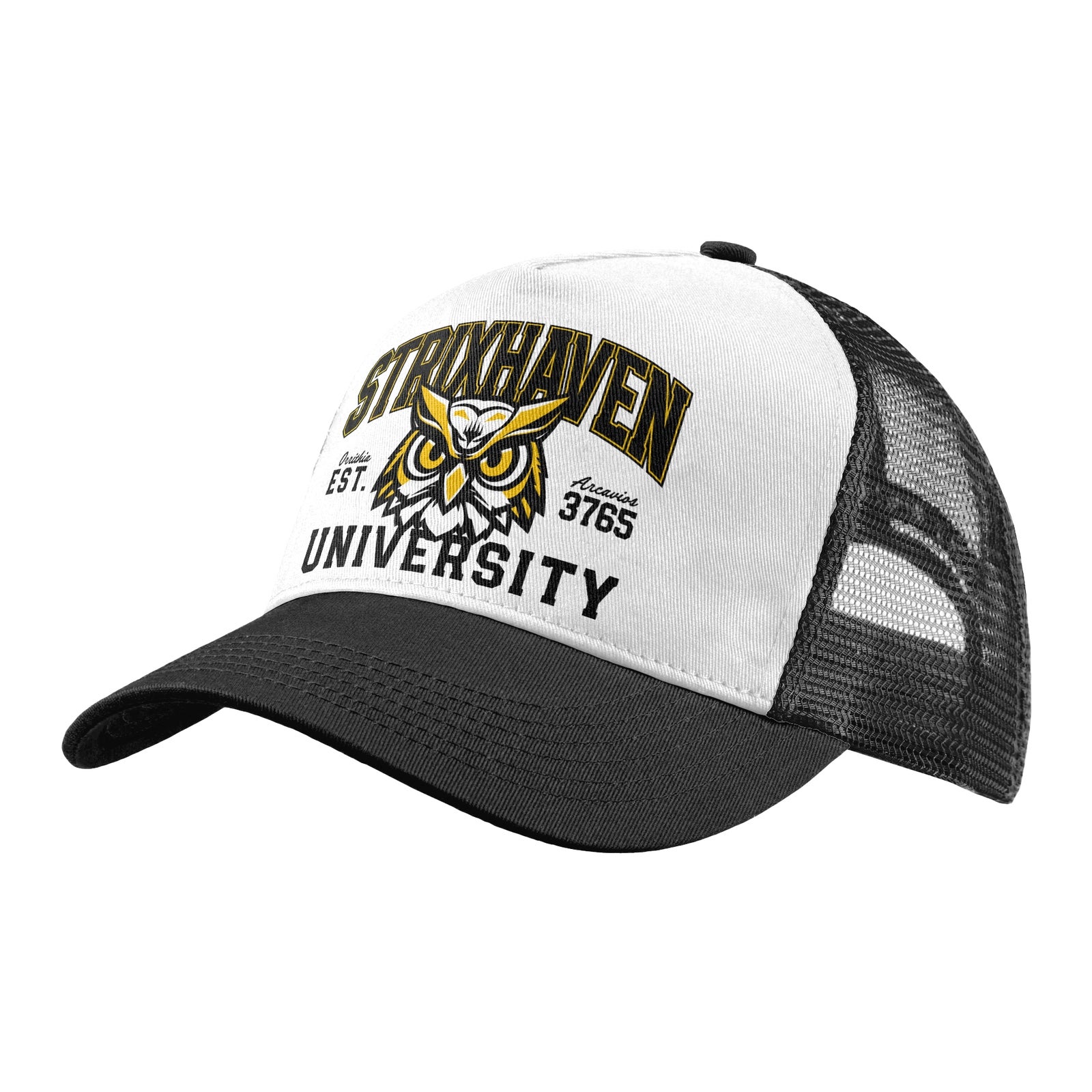 Magic the Gathering Strixhaven University Trucker Casquette Black / White