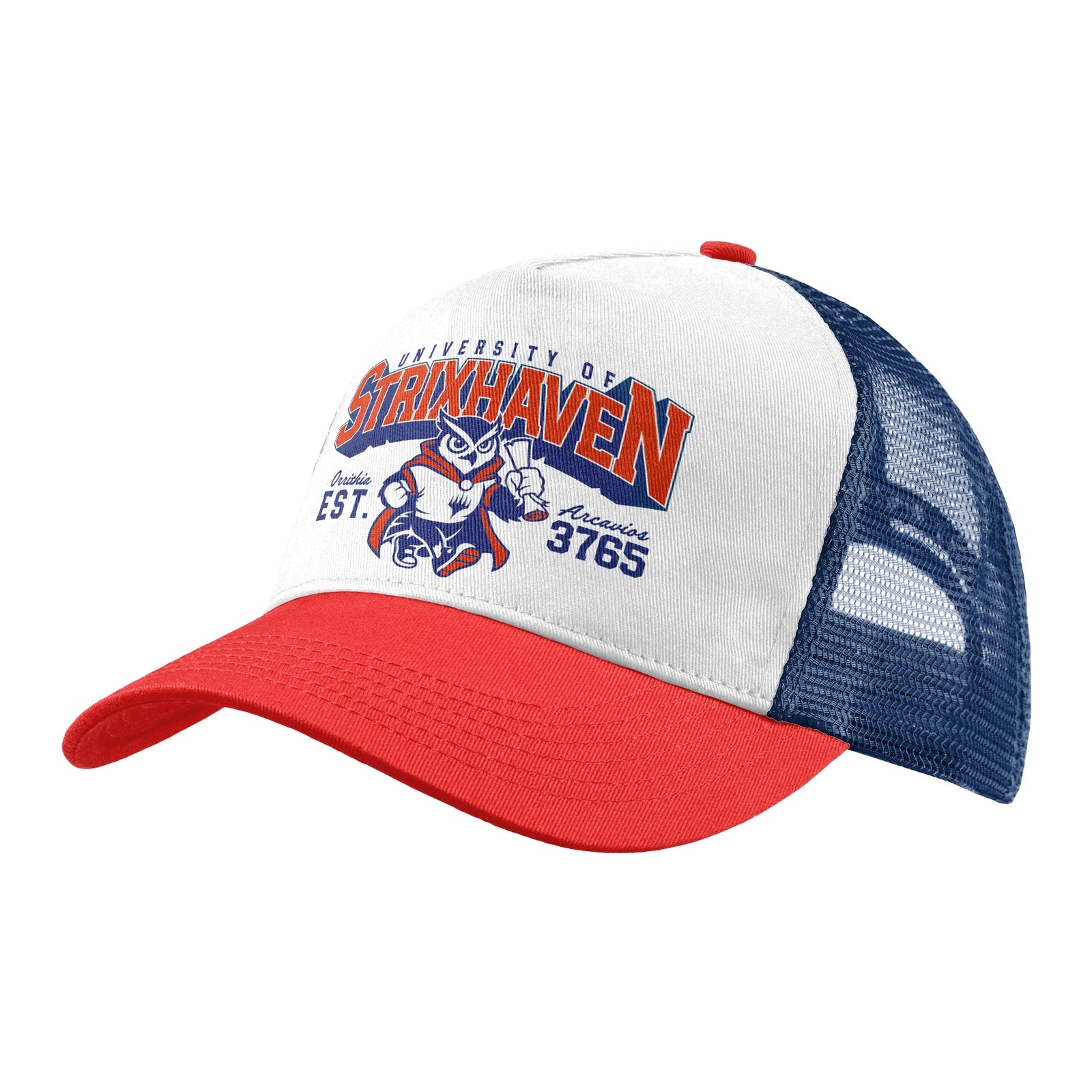 Magic the Gathering Strixhaven University Trucker Casquette Red / Blue
