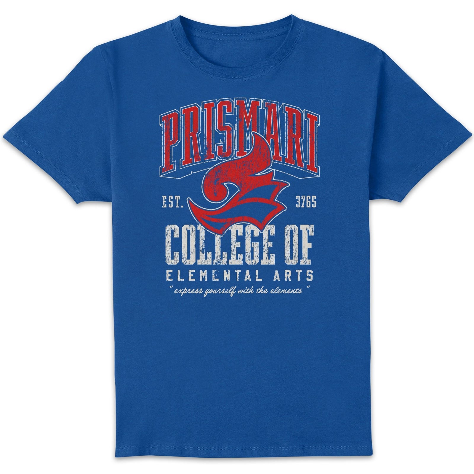 Magic the Gathering Prismari Collegiate T - shirt Blue