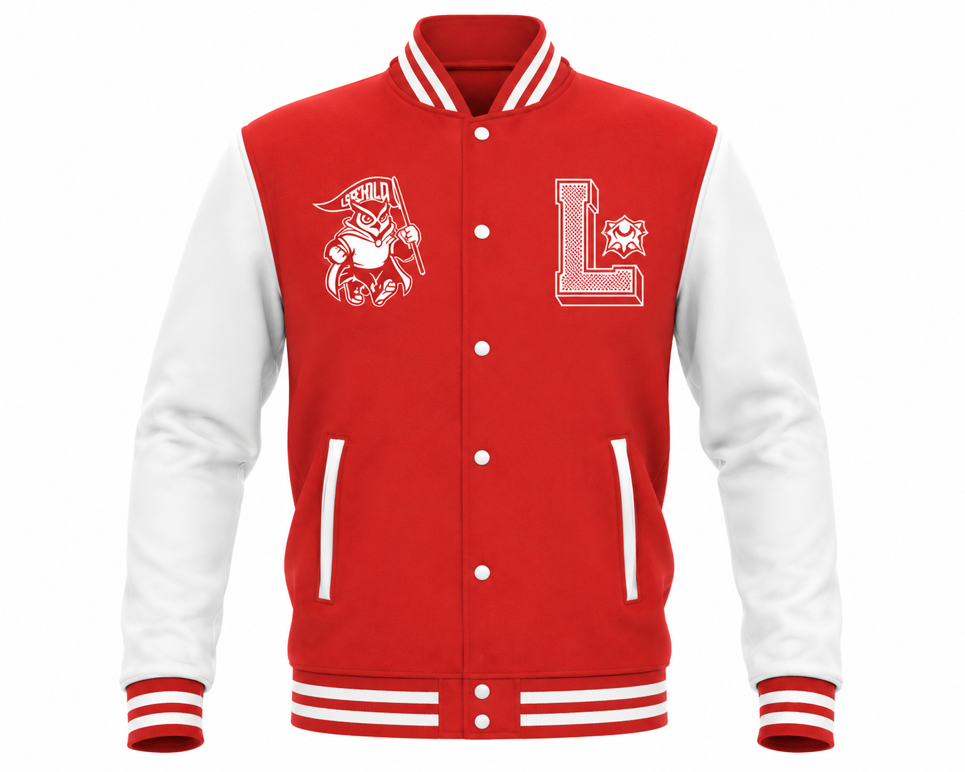 Magic the Gathering Strixhaven Lorehold Varsity Jacket Red / White