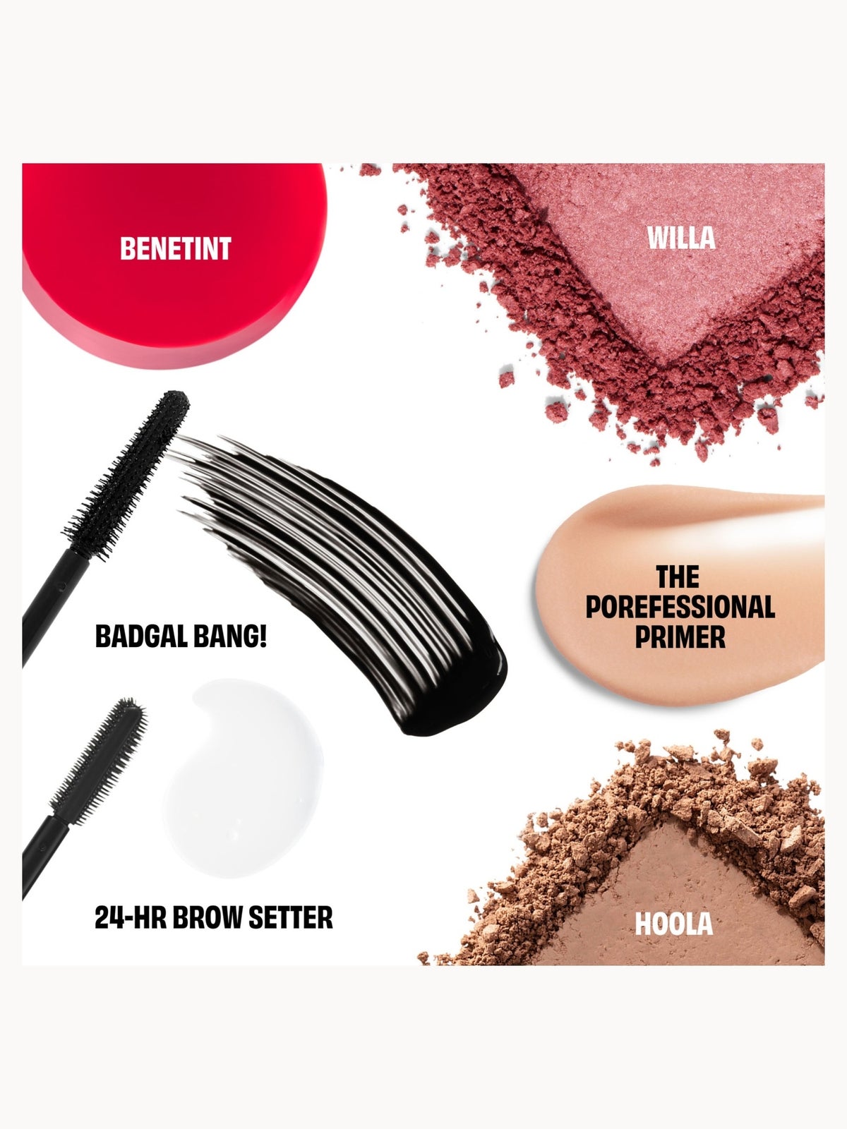 Benefit The Glam Golf Club, 6-piece Full Face Makeup Gift Set (Worth £68.61), photo 3