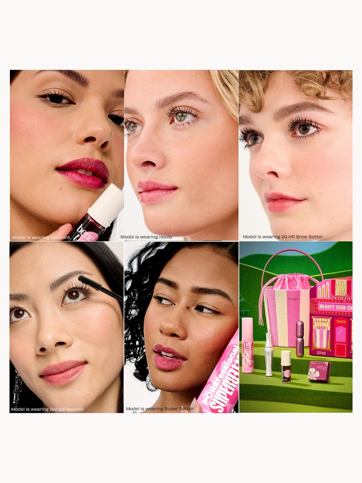 Benefit Beauty Star Cinema, 5-piece Makeup Gift Set with Limited Edition Beauty Bag (Worth £97.50), photo 2