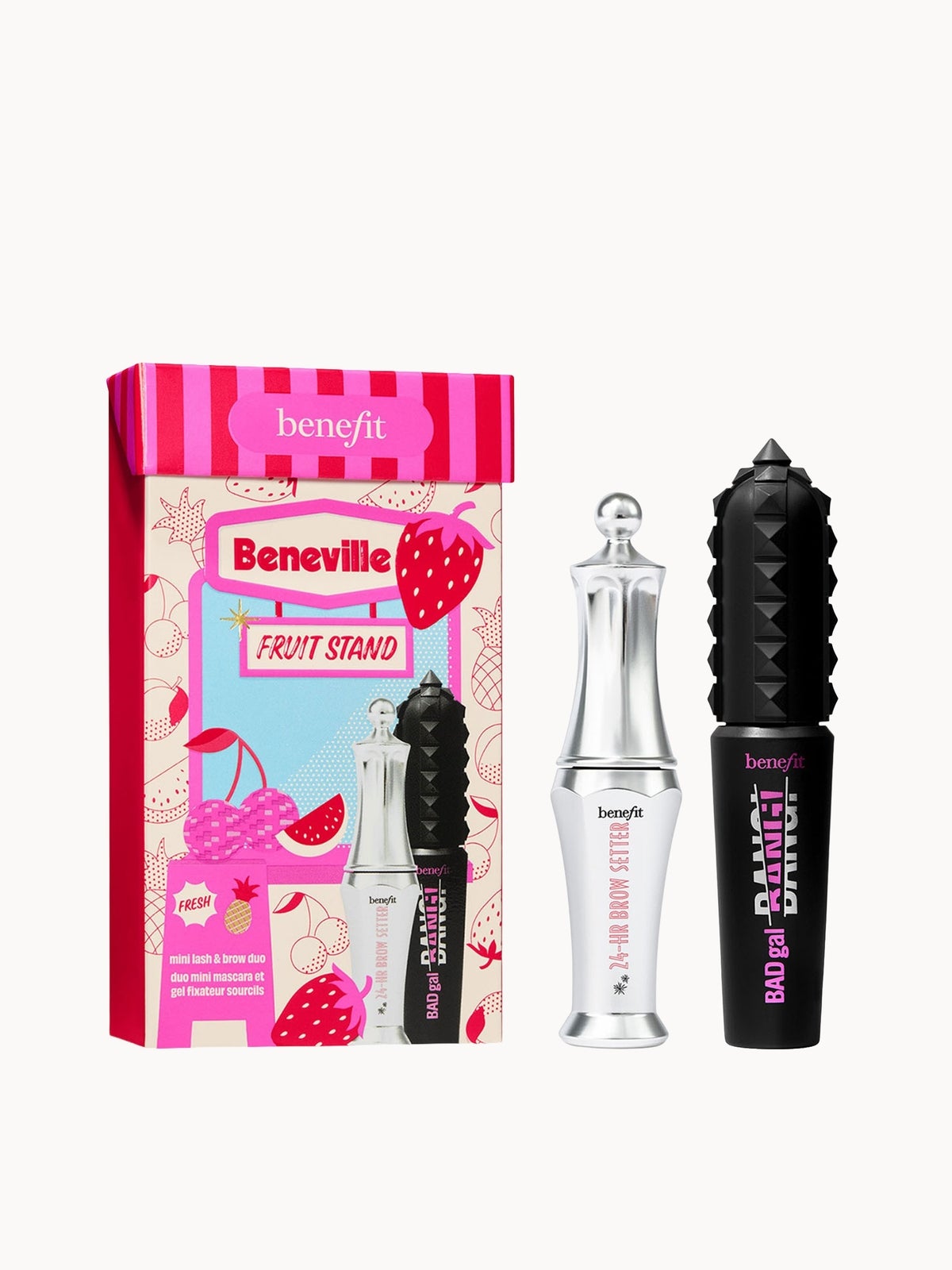 Benefit Beneville Fruit Stand, Mini Mascara & Brow Duo Makeup Stocking Filler (Worth £29.50)