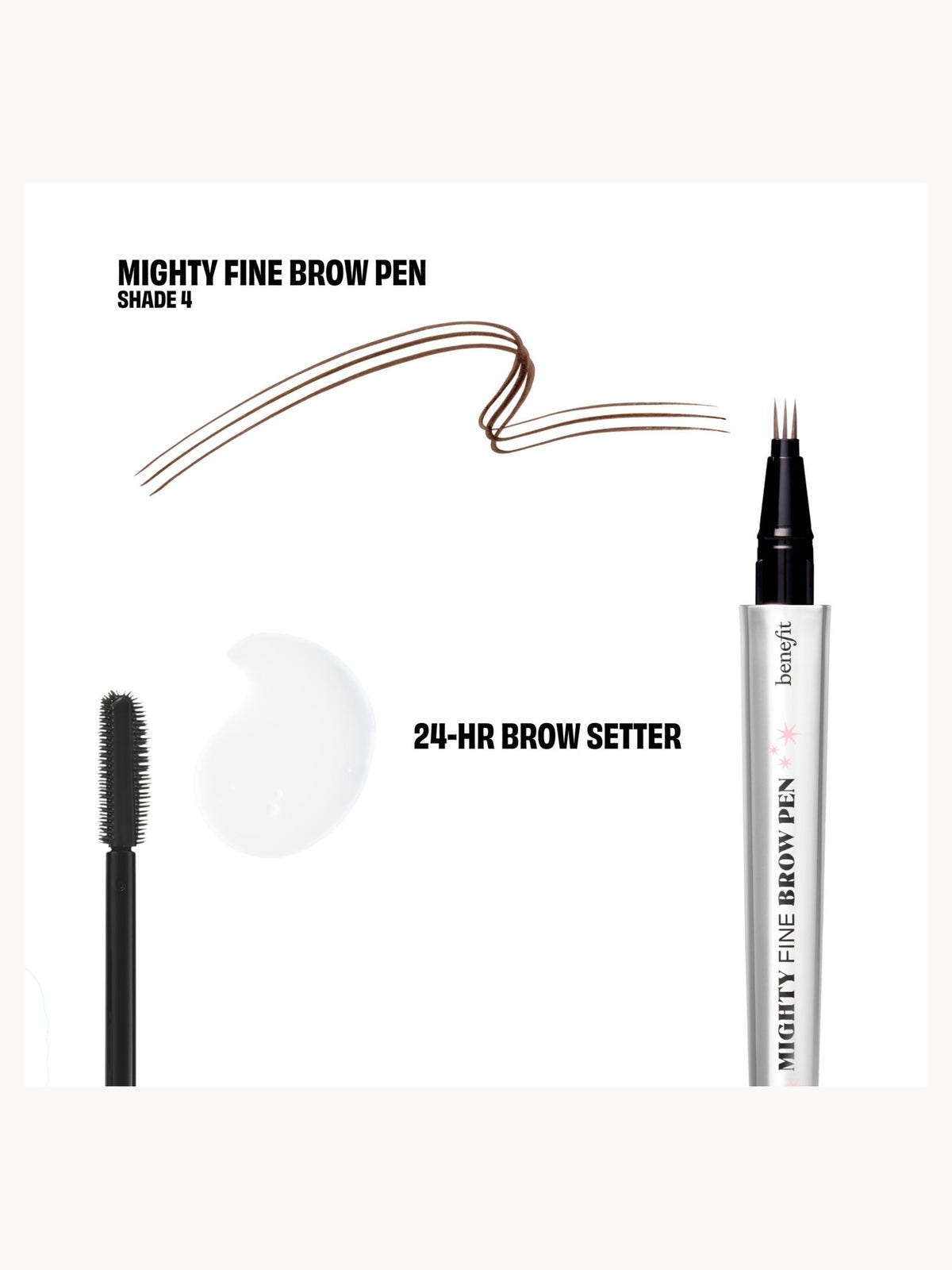 Benefit The Great Brow Hall Shade 4, Eyebrow Pen & 24Hr Brow Setter Duo Gift Set (Worth £51.35), photo 3