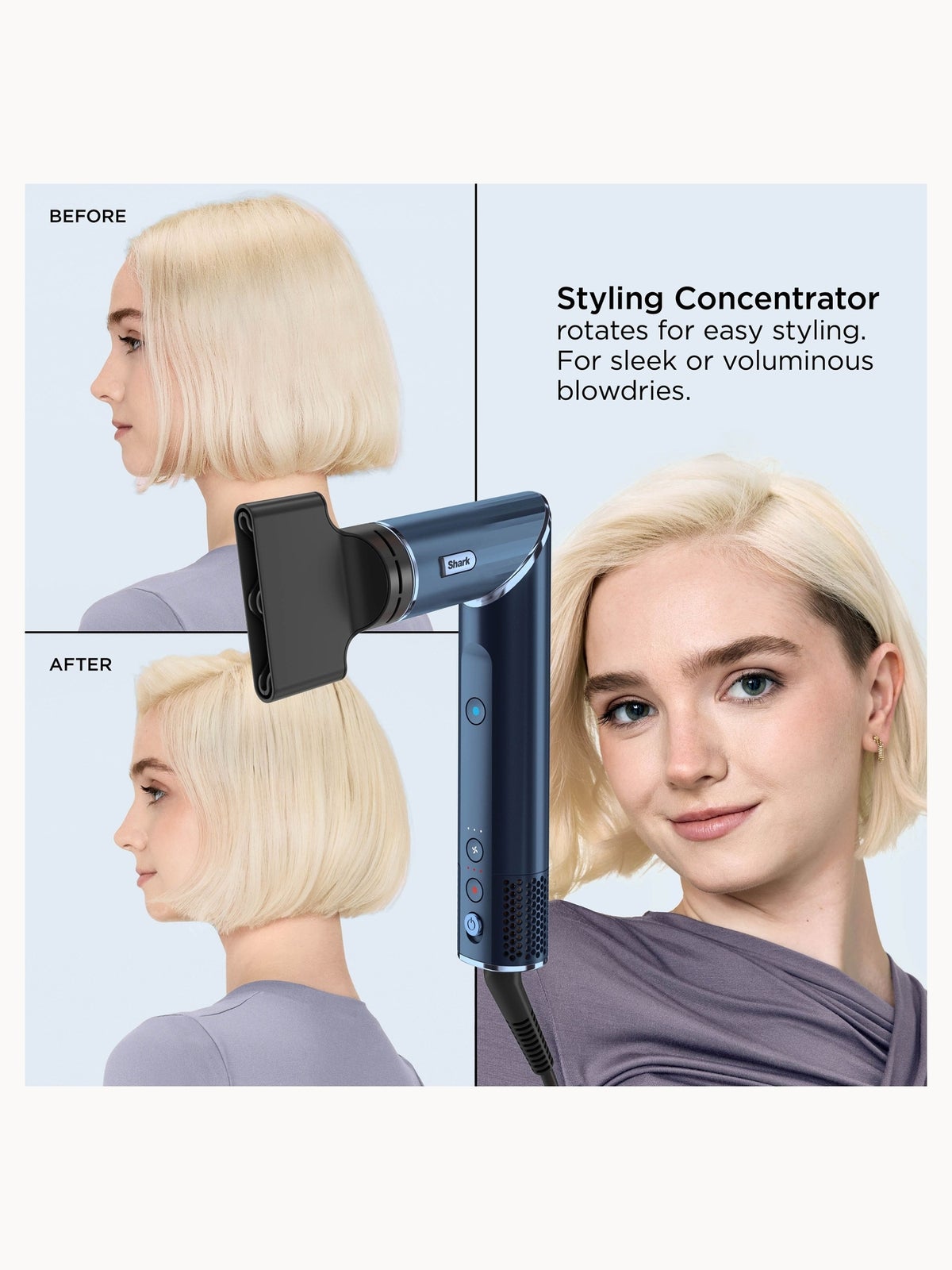 Shark FlexStyle Multi-Styler Air Styler & Hair Dryer 6-in-1 - Celestial Skies, HD486UKBL, photo 3