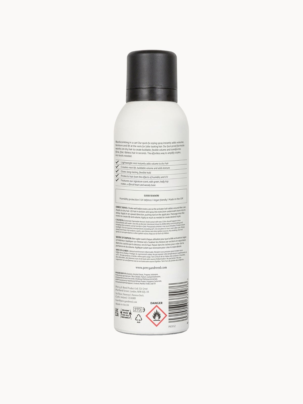 Percy & Reed Session Styling Dry Volumising Spray 200ml, photo 2