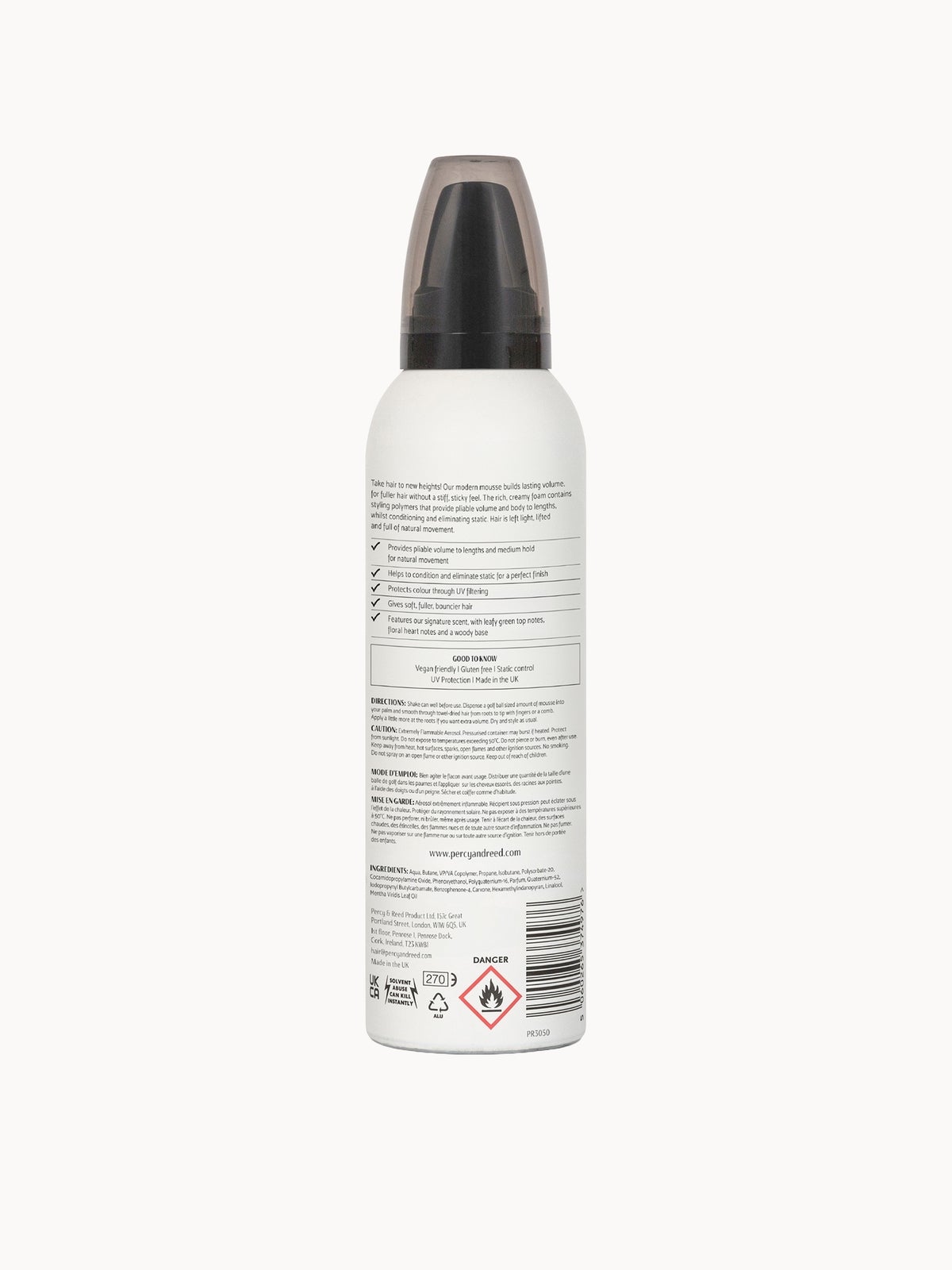 Percy & Reed Volumising Mousse 200ml, photo 2