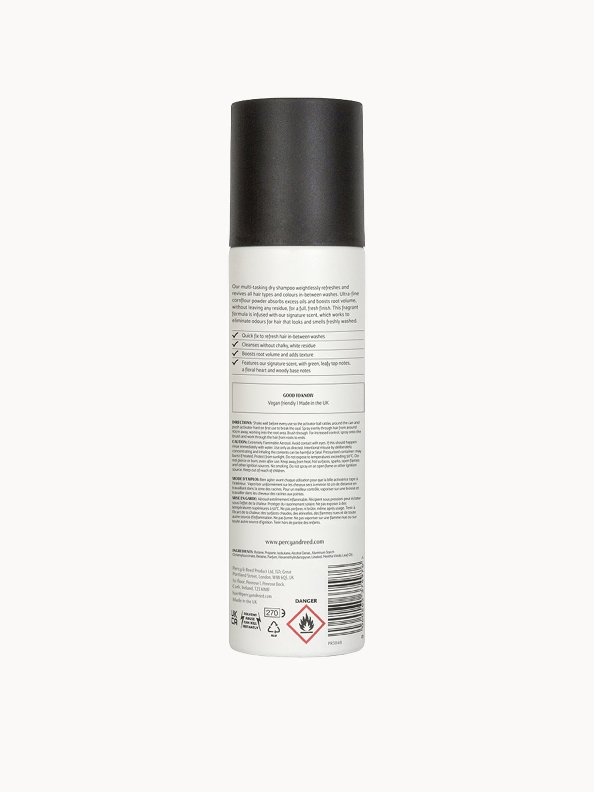 Percy & Reed Session Styling Volumising Dry Shampoo 200ml, photo 2