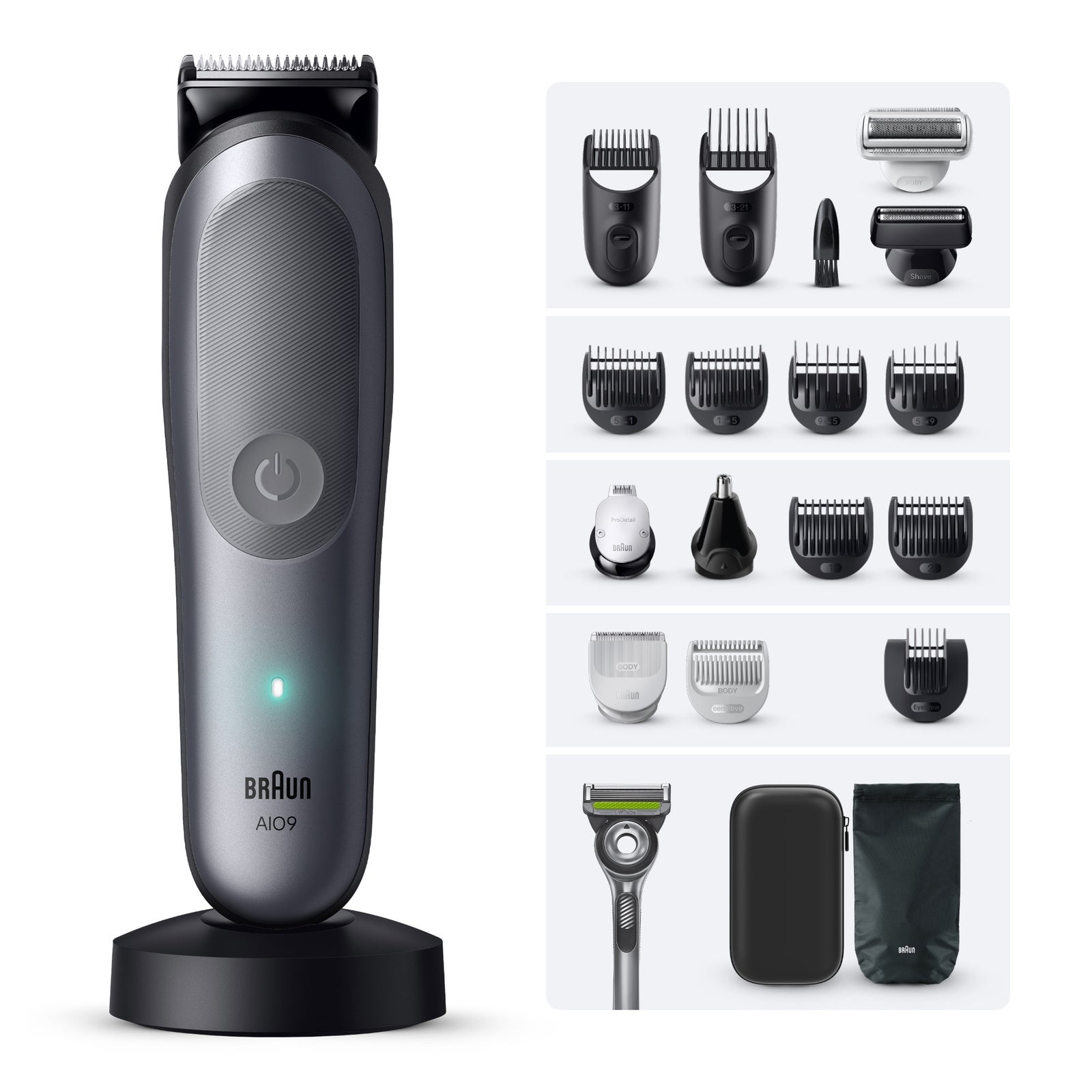 Braun Series 9 All-in-One AIO9540 20-in-1 Trimmer & Rasierer für Männer: retailer-supplied image