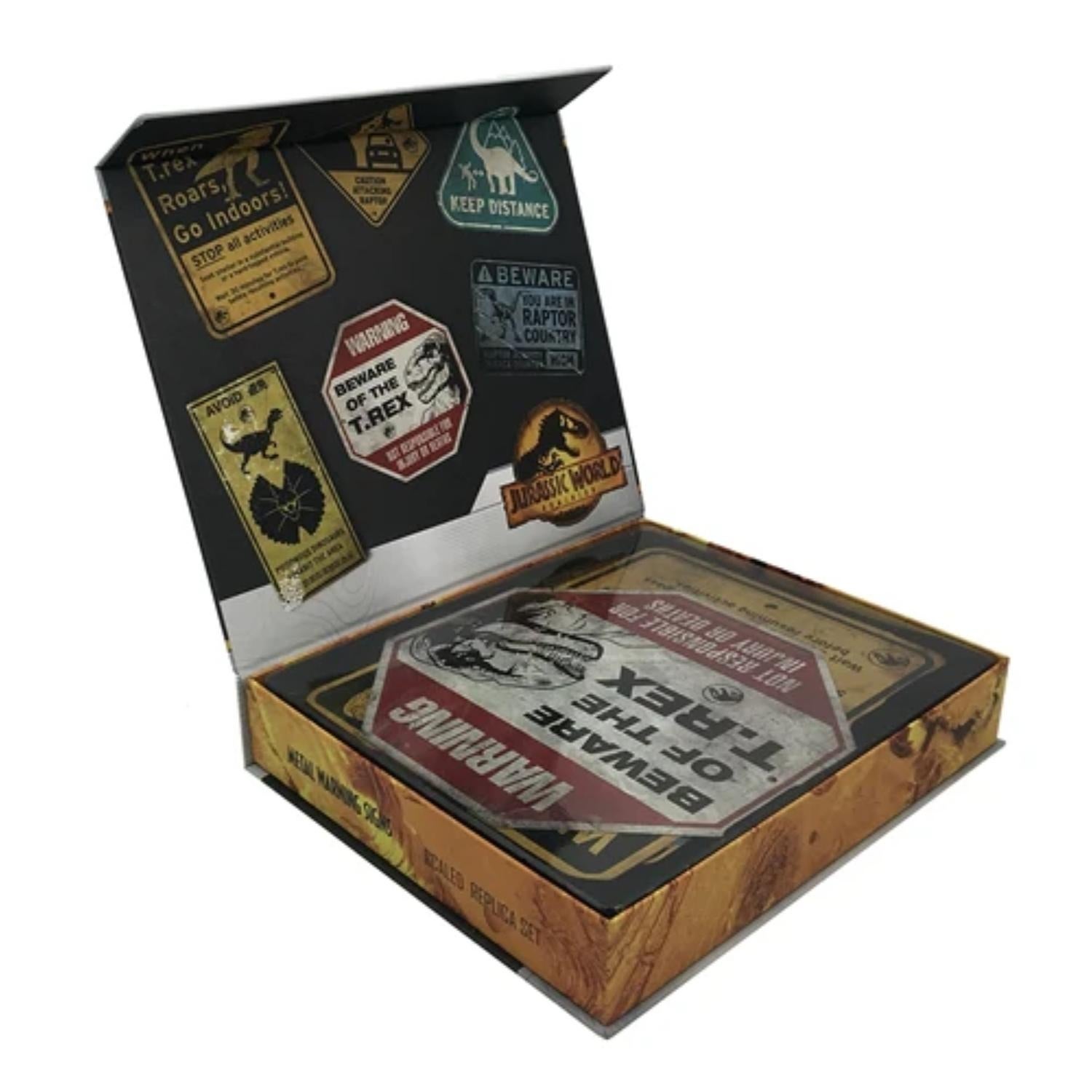 Jurassic Park World Dominion Metal Replica Warning Signs - Image 3