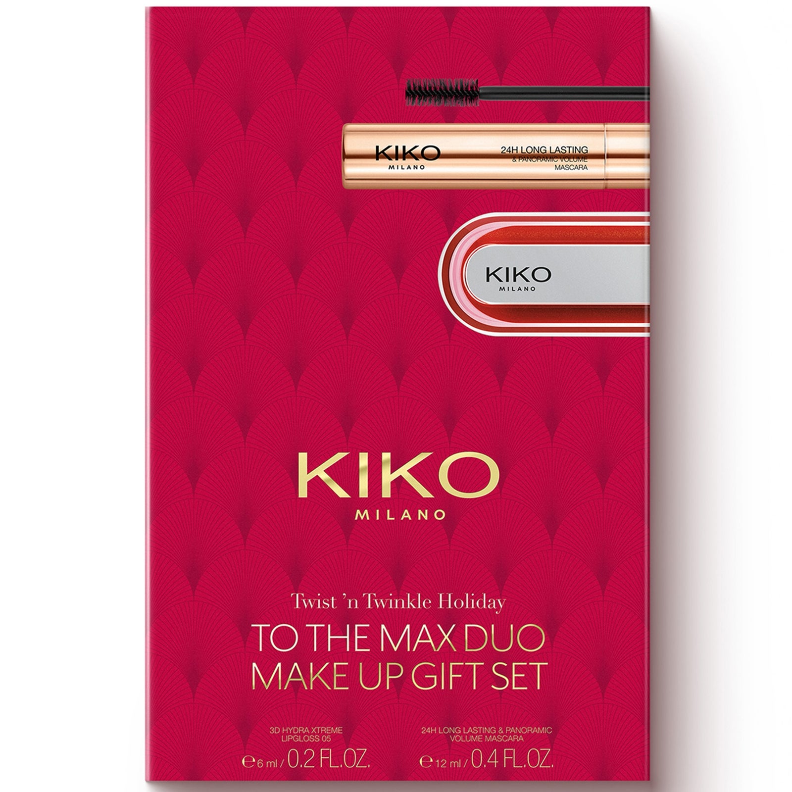 Kiko Milano Unisex To The Max Duo Make Up Gift Set (Worth €27.98) 18Ml