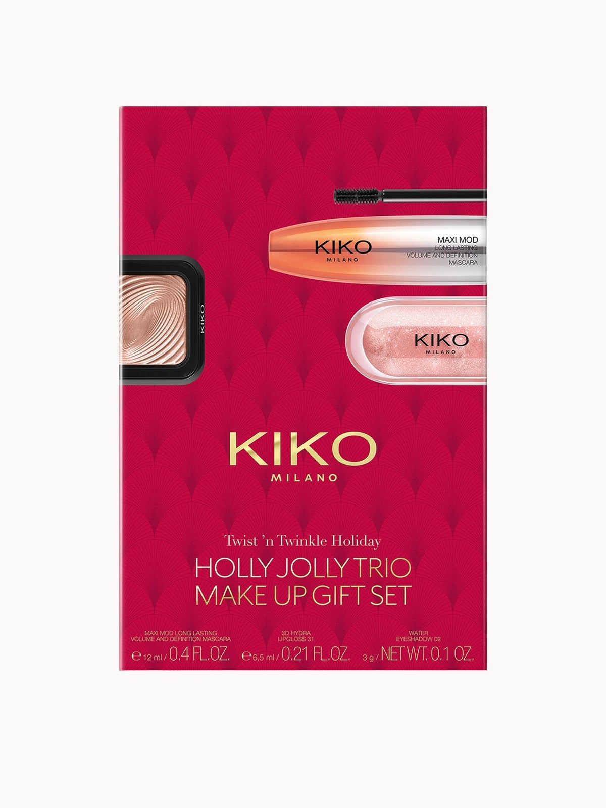 Kiko Milano Women's Multicolor Holly Jolly Trio Make Up Gift Set 21.5Ml (Worth £38.97) - Image 3